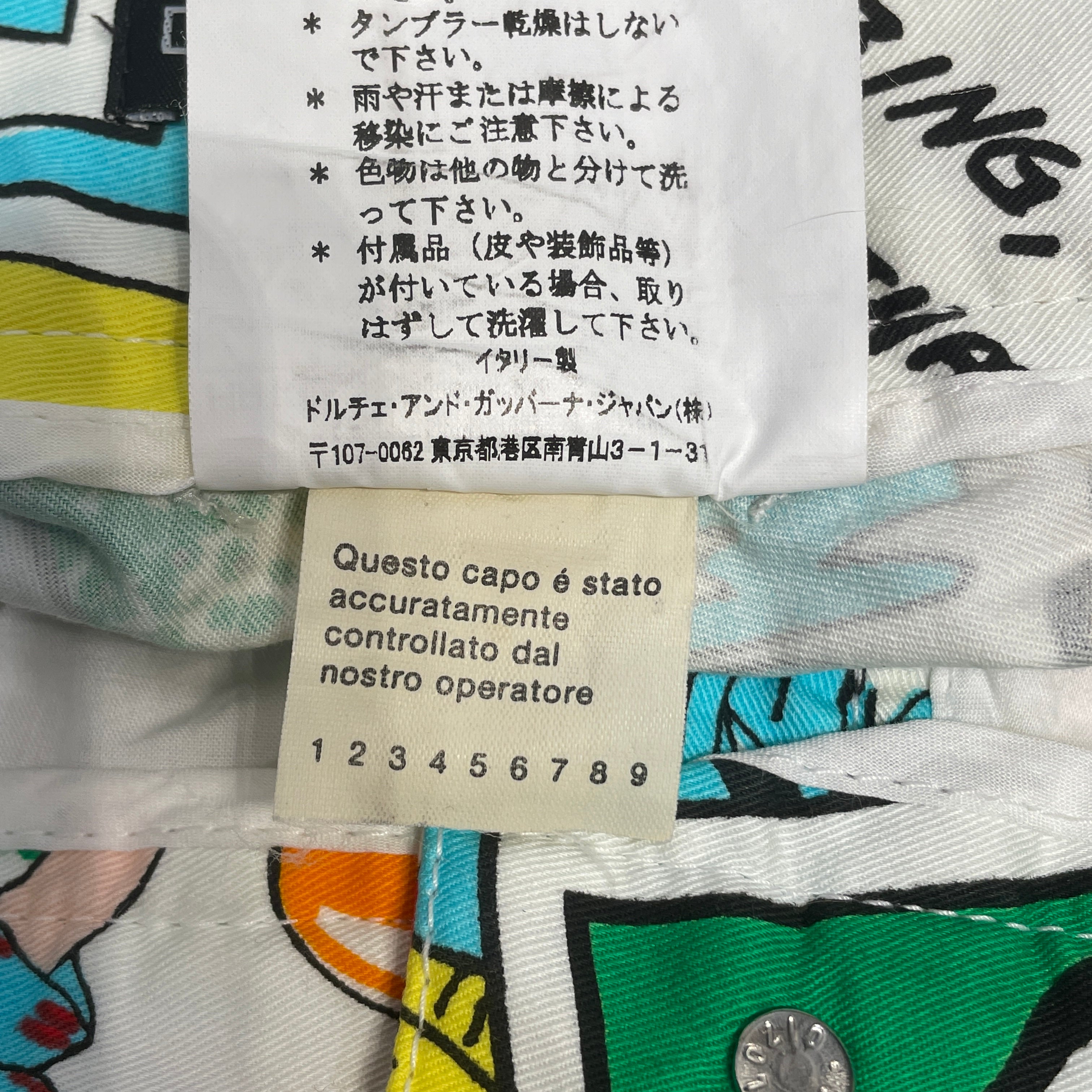 DOLCE&GABBANA/Straight Pants/38/All Over Print/Cotton/MLT/COMIC BOOK view 6