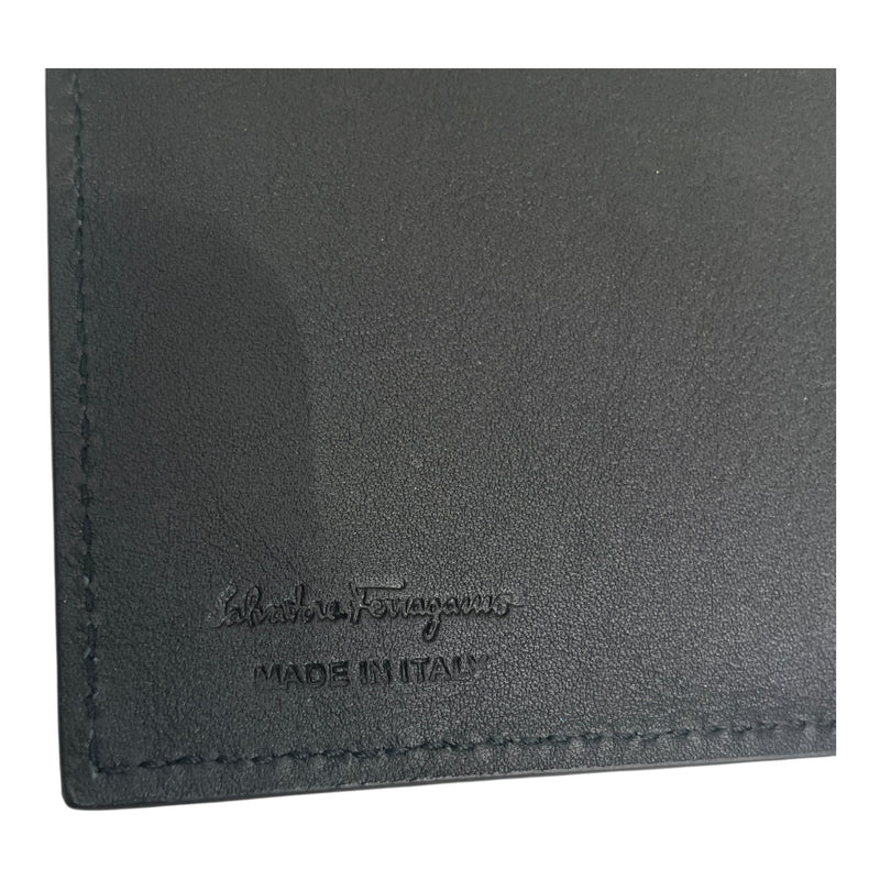 Salvatore Ferragamo/Bifold Wallet/Animal Pattern/Leather/GRY/LIZARD LEATHER