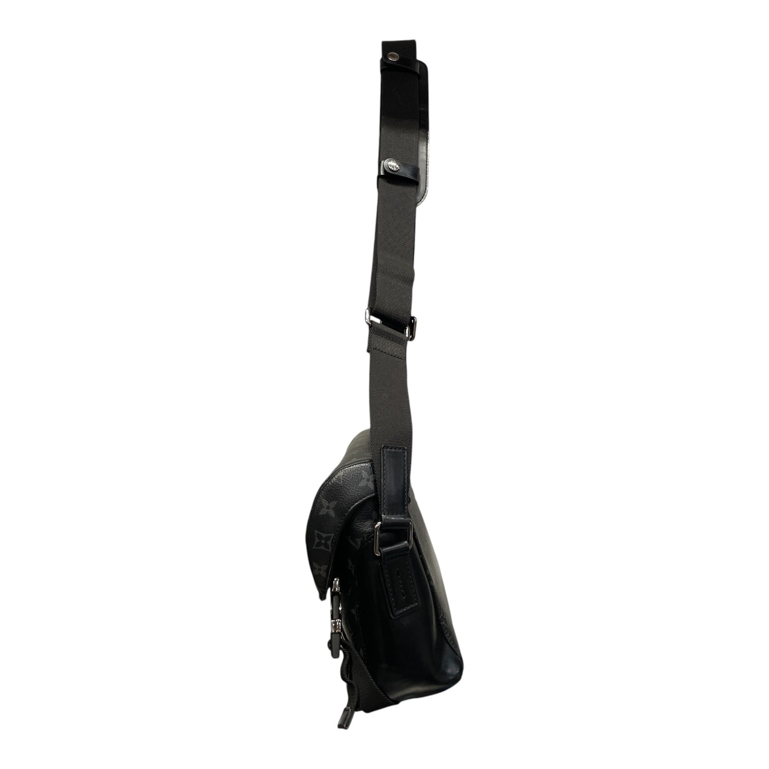LOUIS VUITTON/Cross Body Bag/Monogram/Leather/BLK/LOUIS VUITTON VOYAGER view 3