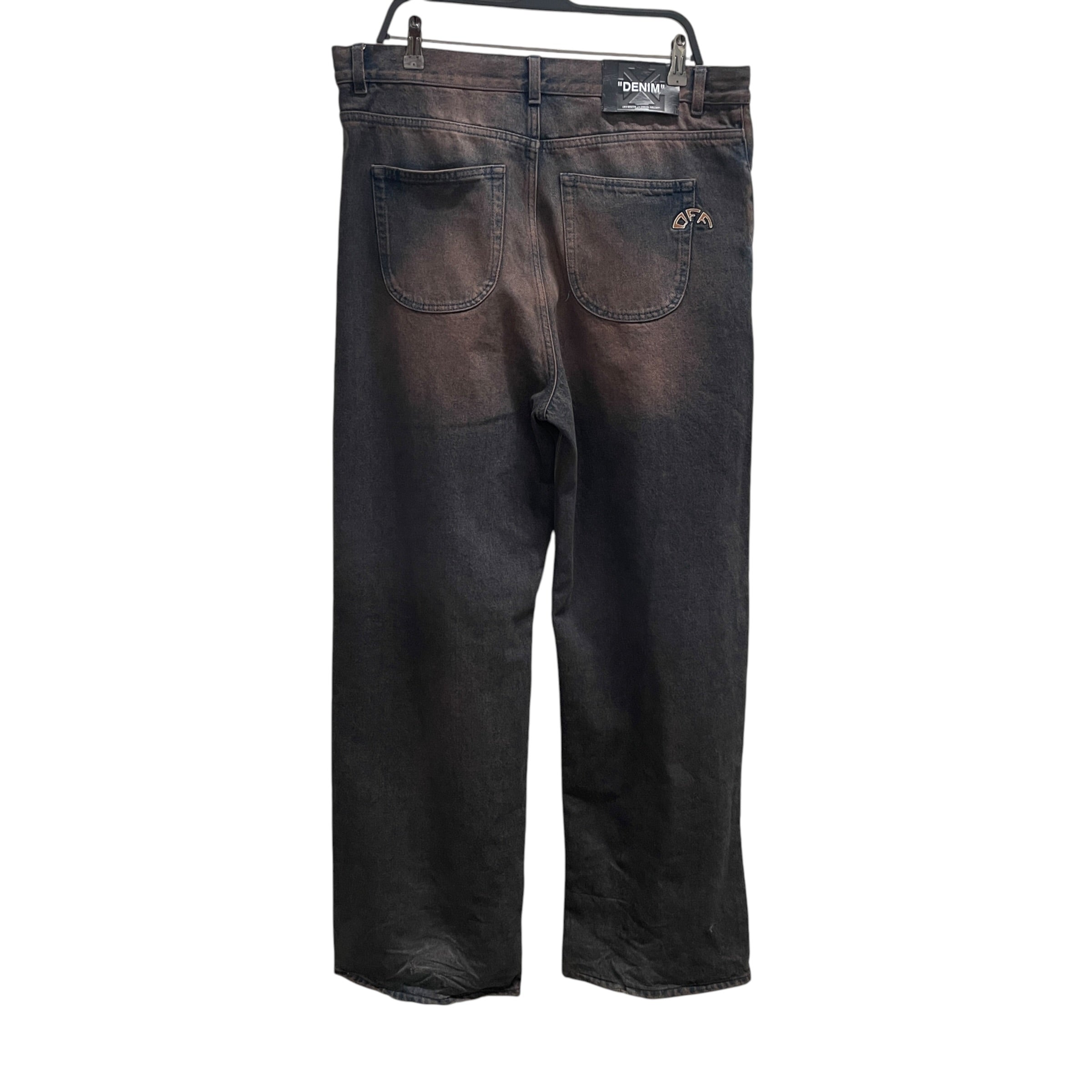 OFF-WHITE/Straight Pants/33/Denim/GRY/GREYISH PURPLE DENIM view 2