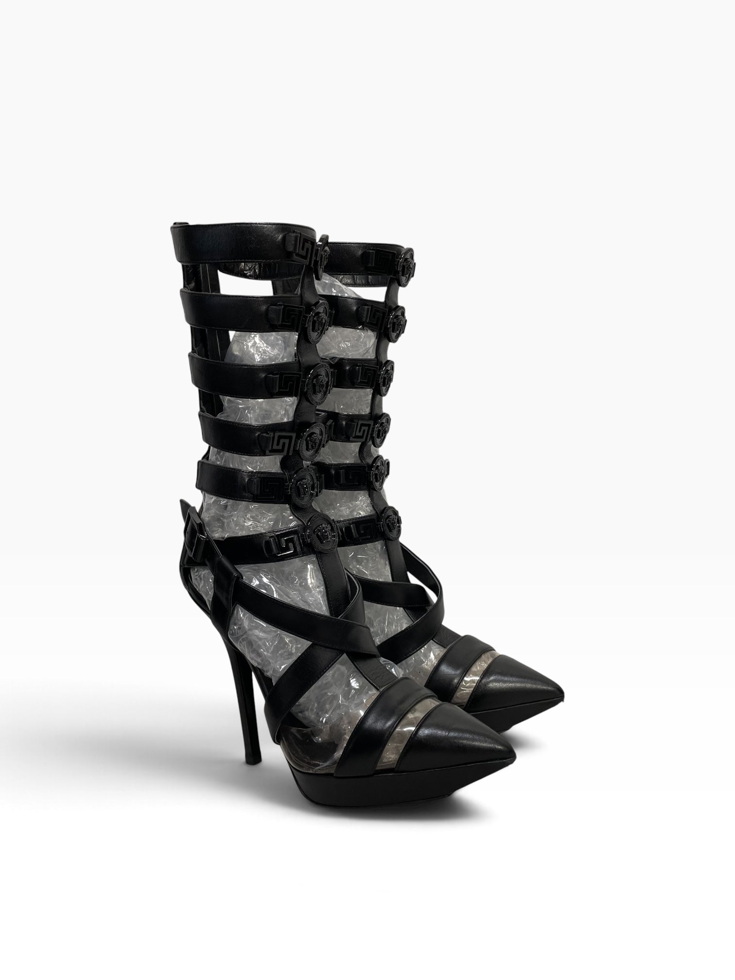 VERSACE/Heels/EU 39/Leather/BLK/ view 1