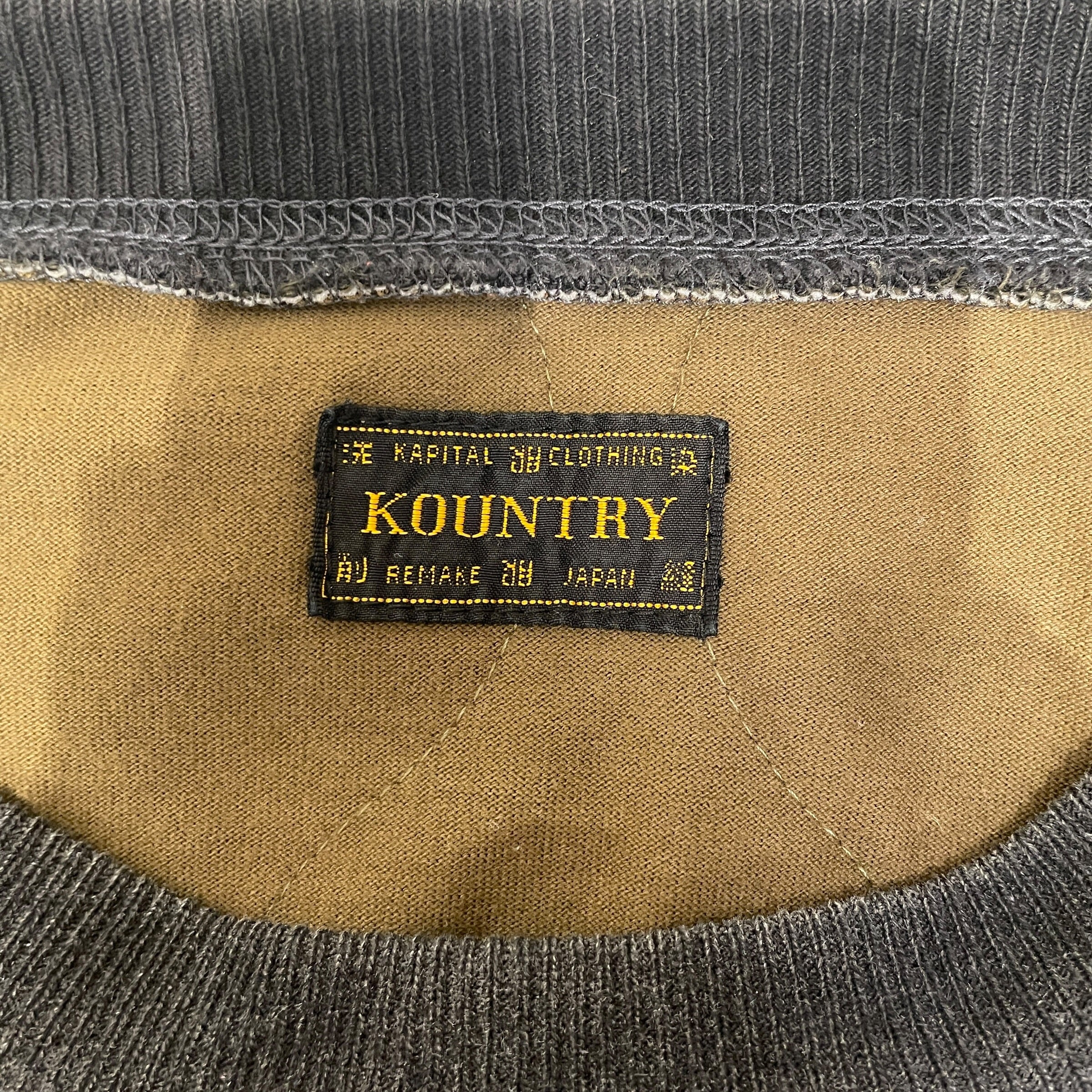 KAPITAL/Sweater/3/Graphic/Cotton/GRY/CHEST view 3