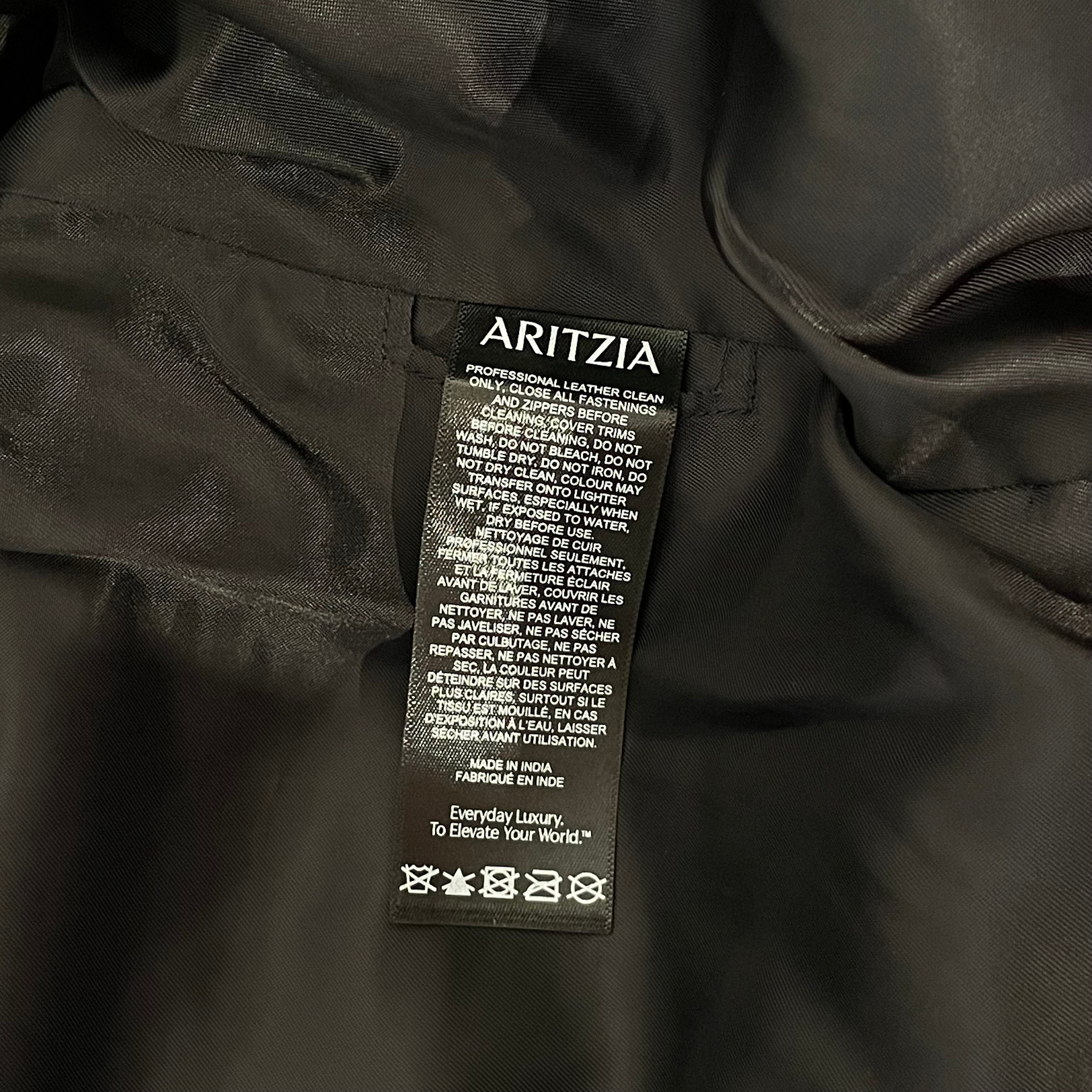 ARITZIA/Leather Jkt/XXS/Leather/BLK/NADINE view 4