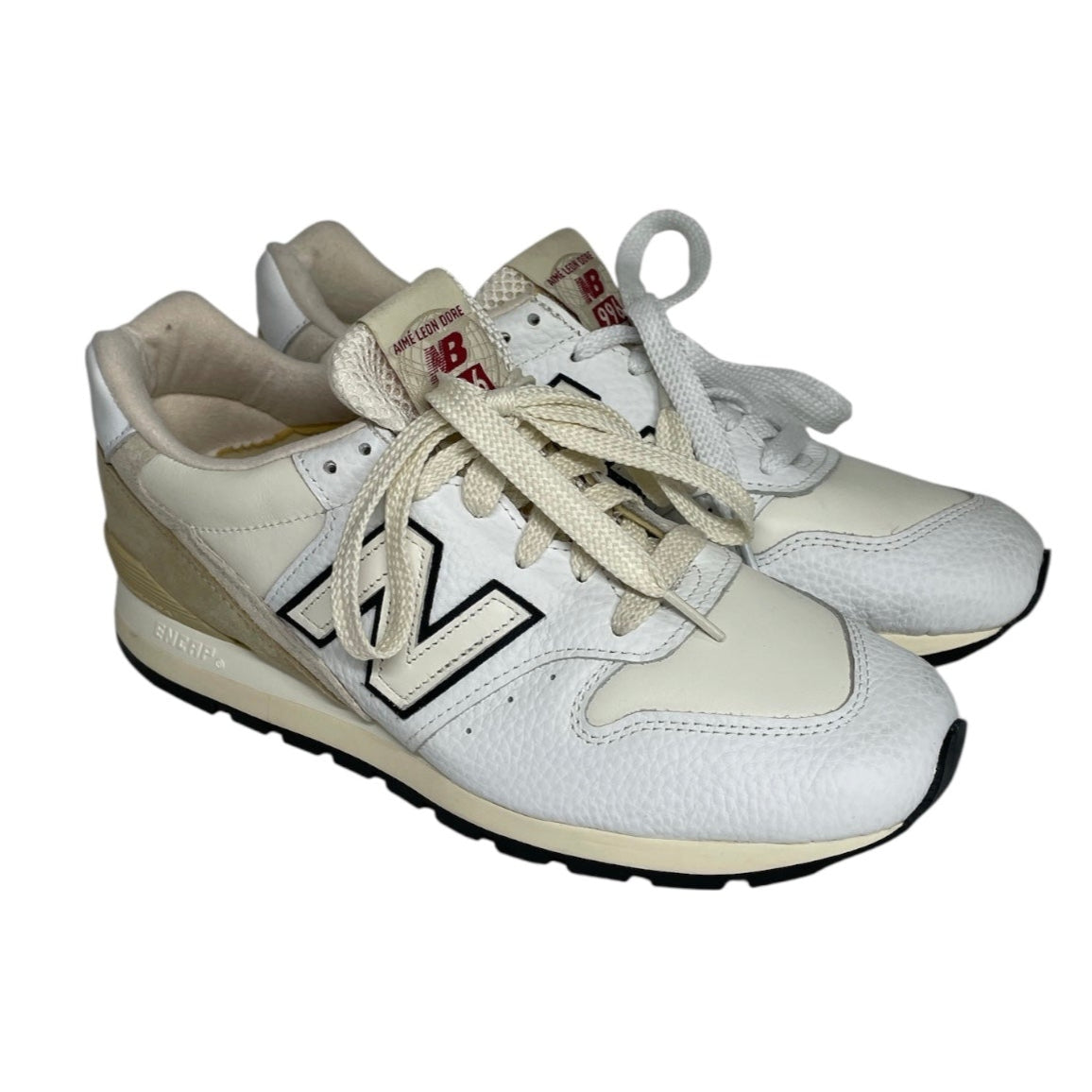 AIME LEON DORE/NEW BALANCE/Low-Sneakers/US 11/Leather/WHT/1000 sneaker view 1