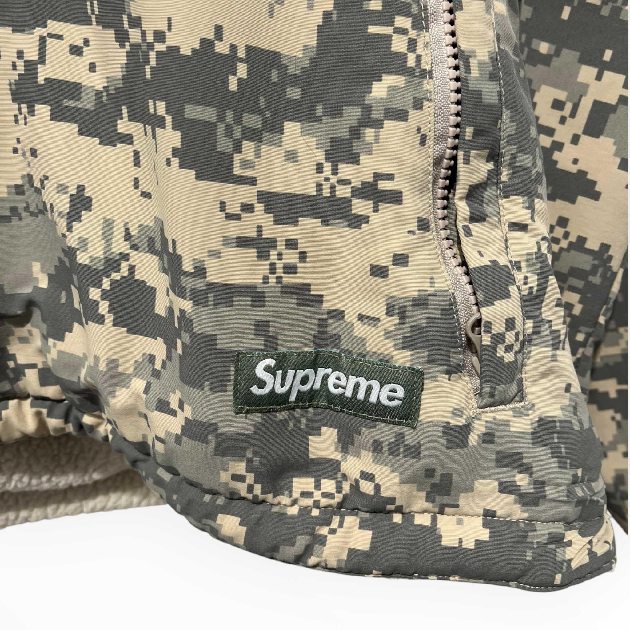 Supreme/Fleece Jkt/M/Polyester/GRN/Camouflage/FW25 FLEECE REVERSIBLE DIGI view 3