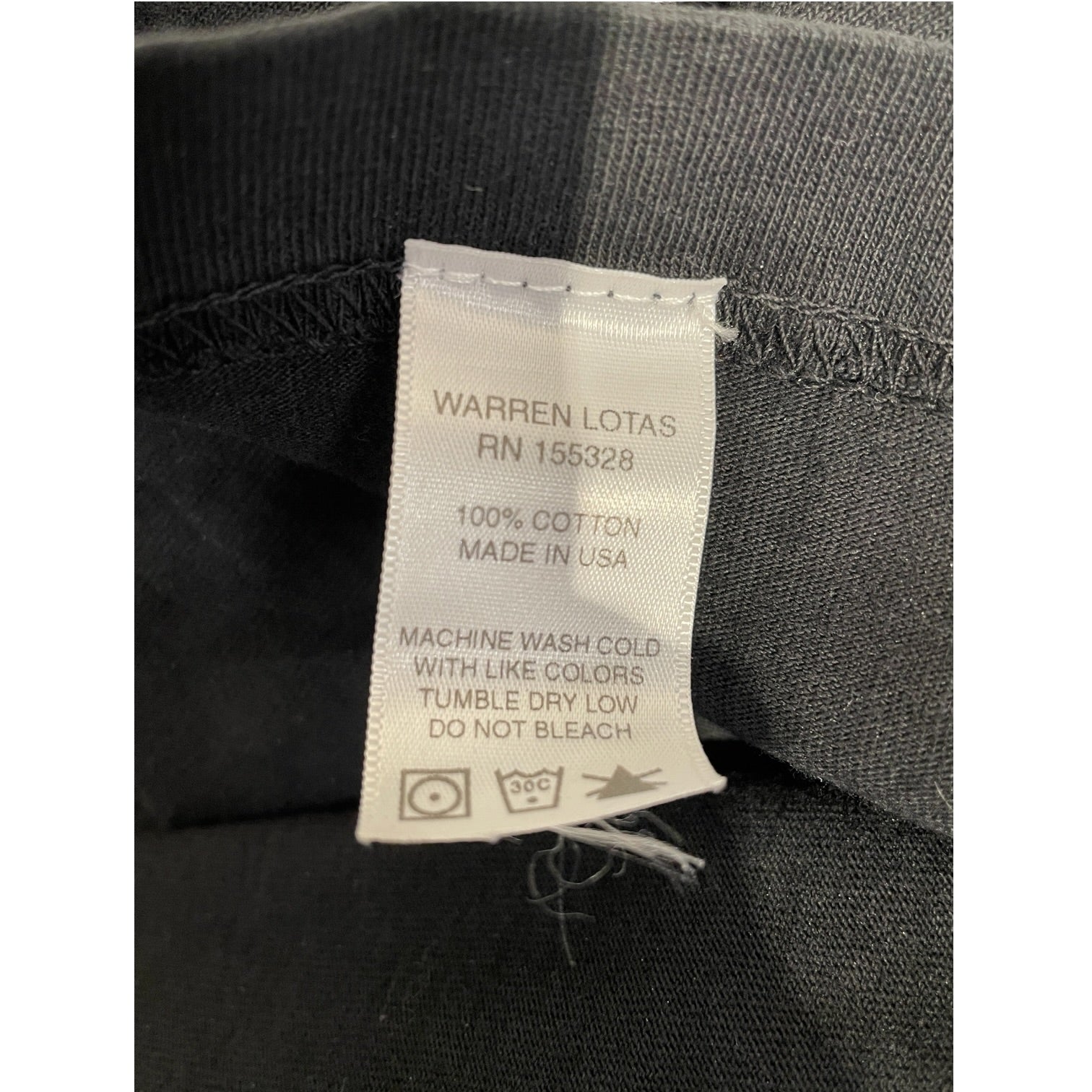 WARREN LOTAS/T-Shirt/M/Cotton/BLK/NO TEARS view 4