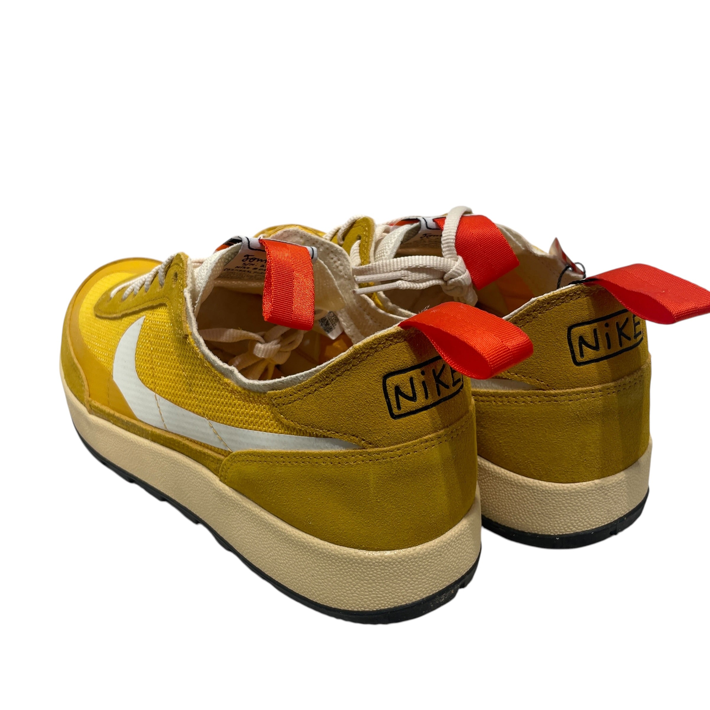 NIKE/Tom Sachs/Low-Sneakers/US 13/Polyester/YEL/GENERAL PURPOSE view 2