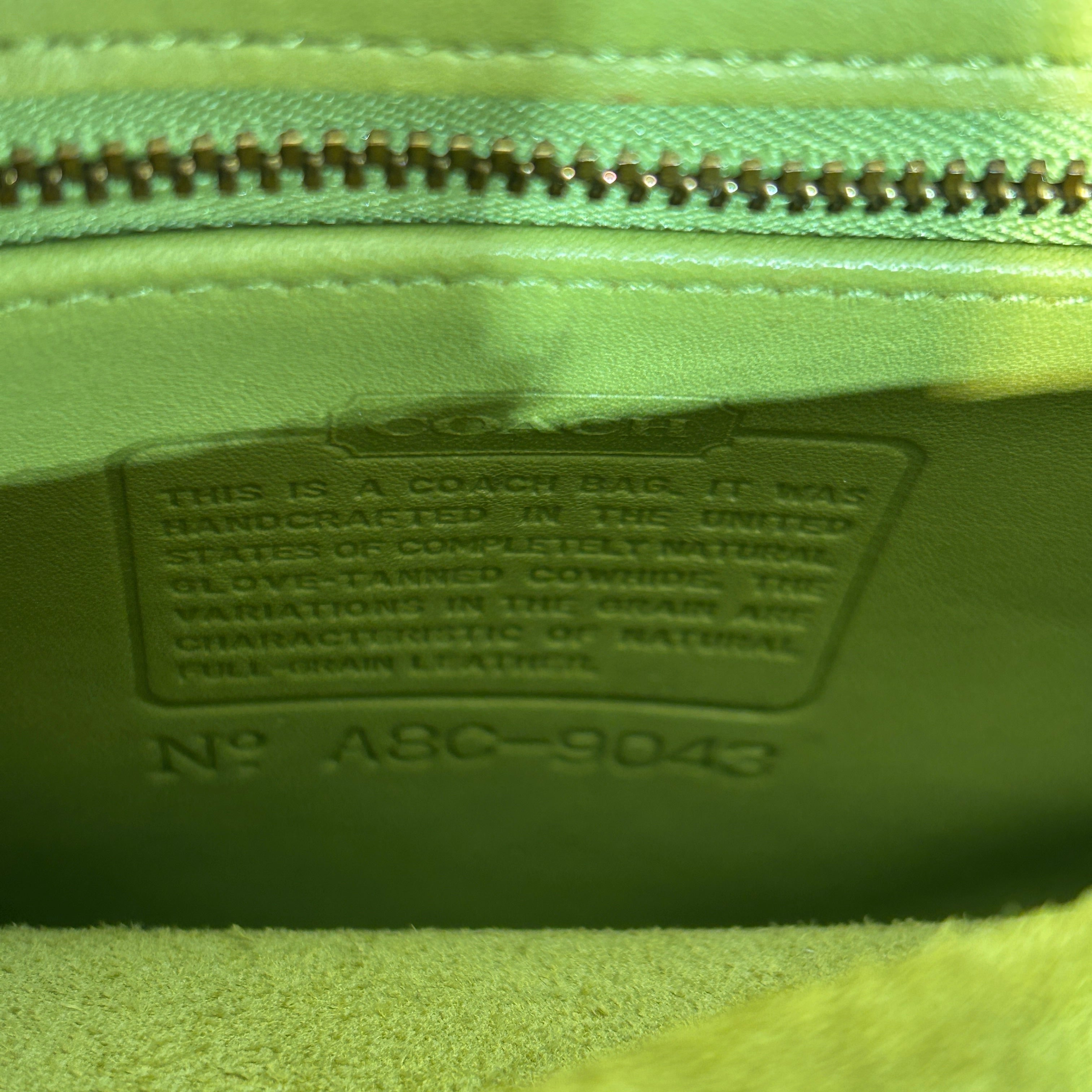 COACH/Hand Bag/Leather/GRN/Vintage Geometric A8C-9043 view 5