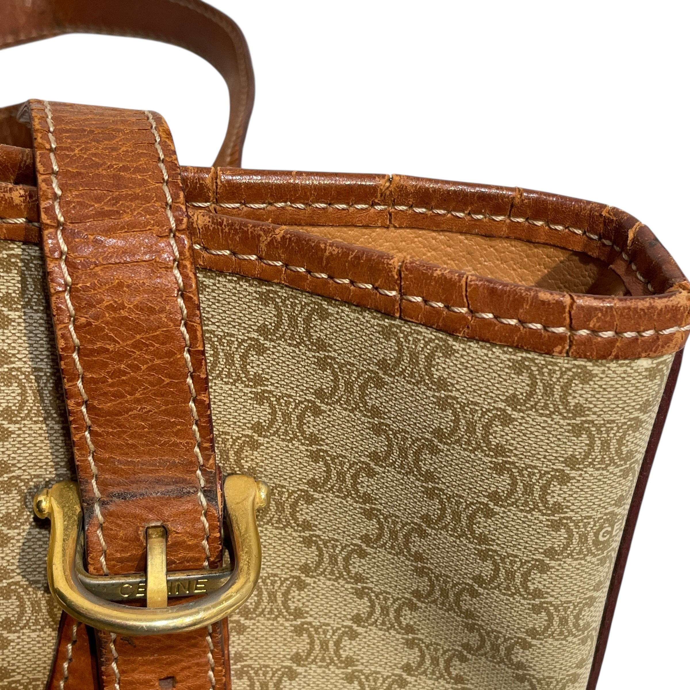 CELINE/Hand Bag/Monogram/Leather/BEG/ view 8