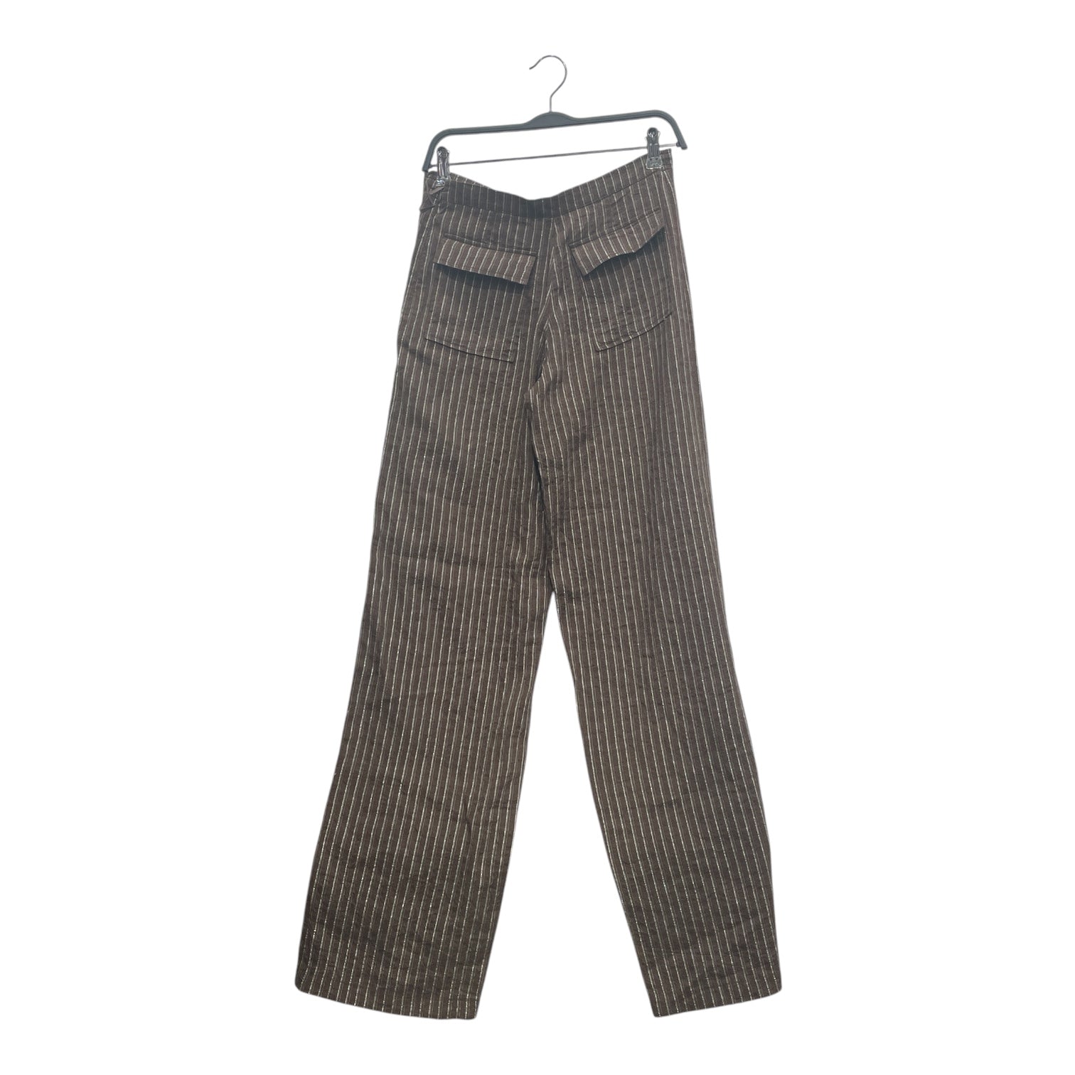 BURBERRY LONDON/Bottoms/4/Stripe/Rayon/BRW/METTALIC VERT STRIPES view 2