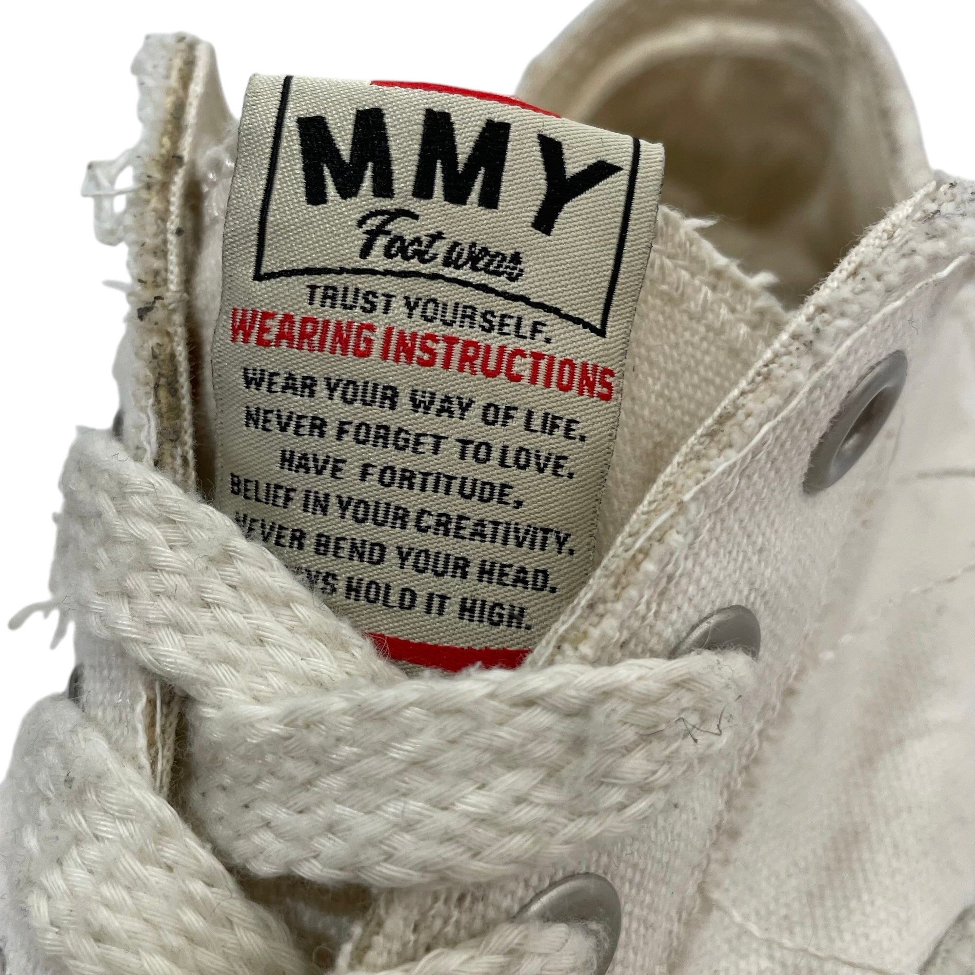 MIHARA YASUHIRO/Low-Sneakers/EU 44/Cotton/WHT/ view 8