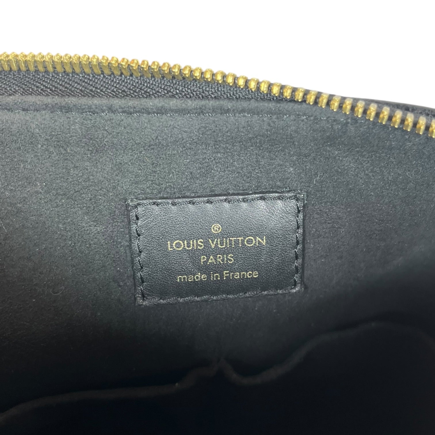 LOUIS VUITTON/Tote Bag/Monogram/Leather/BLK/V LEATHER TOTE view 4