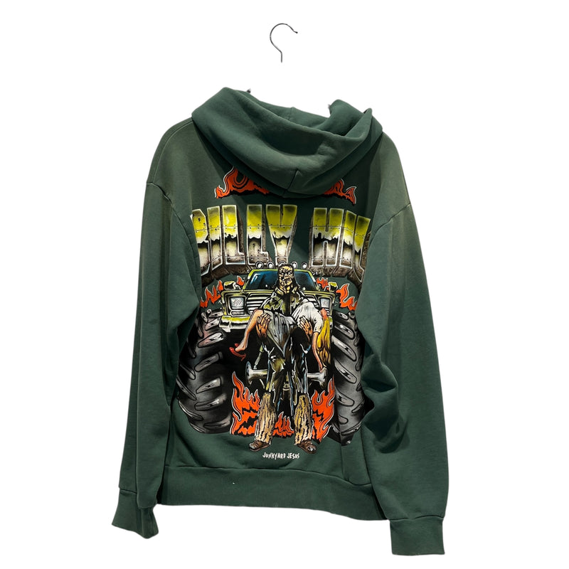 WARREN LOTAS/Hoodie/M/Graphic/Cotton/GRN/billy hill junkyard jesus