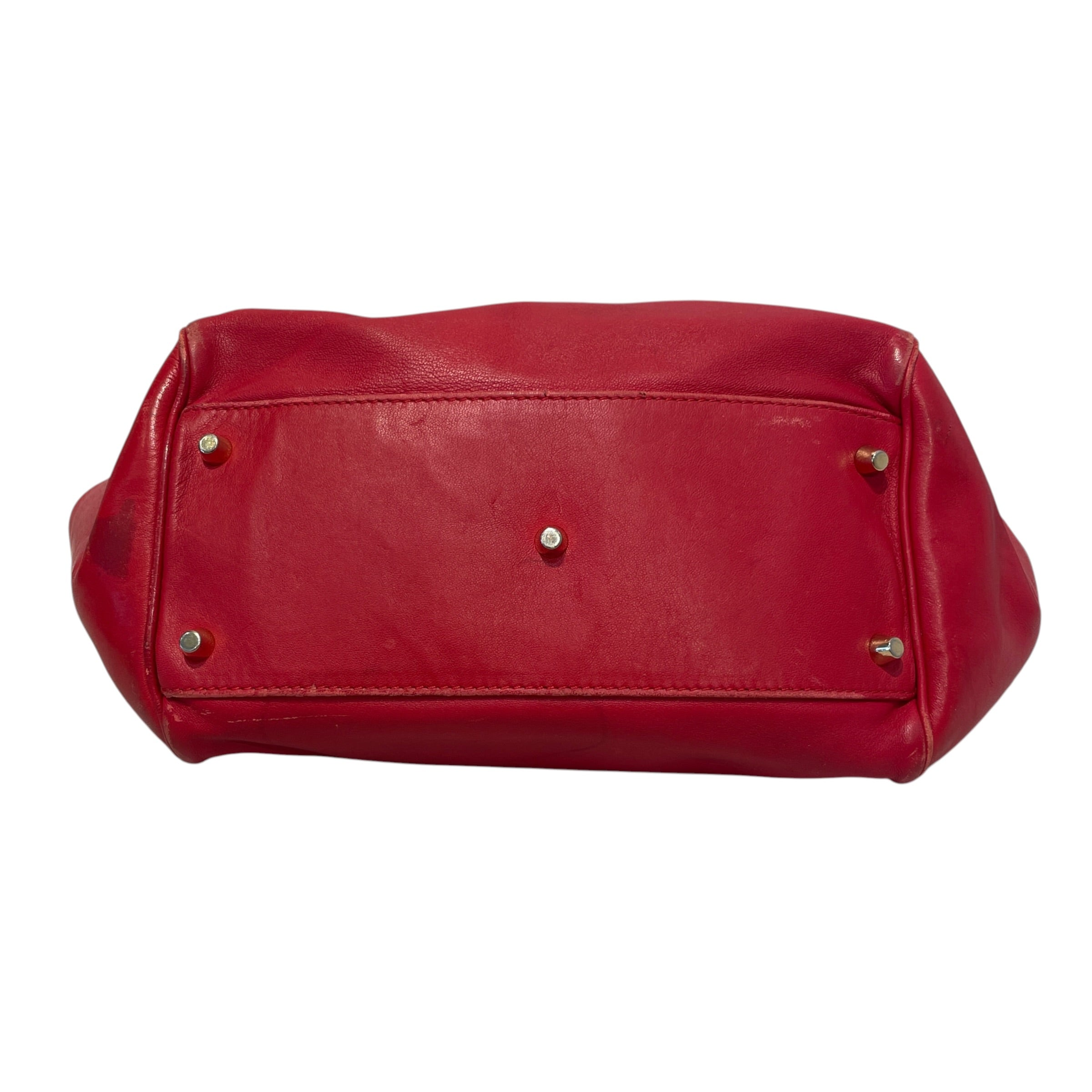 BURBERRY/Bag/Leather/RED/Nova check Lined Bag view 3