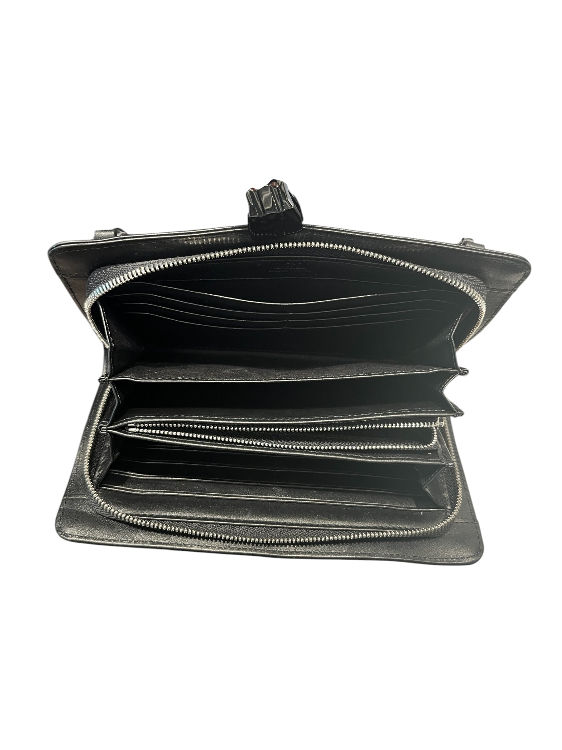 DIESEL/Cross Body Bag/Leather/BLK/BLCKDEMBLEM view 7