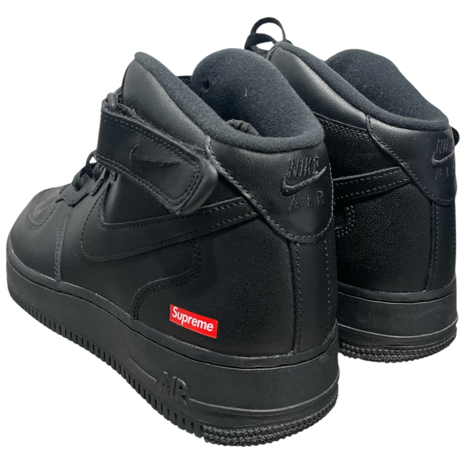 NIKE/Supreme/Hi-Sneakers/US 10/Leather/BLK/Air Force 1 Hi BLK view 2