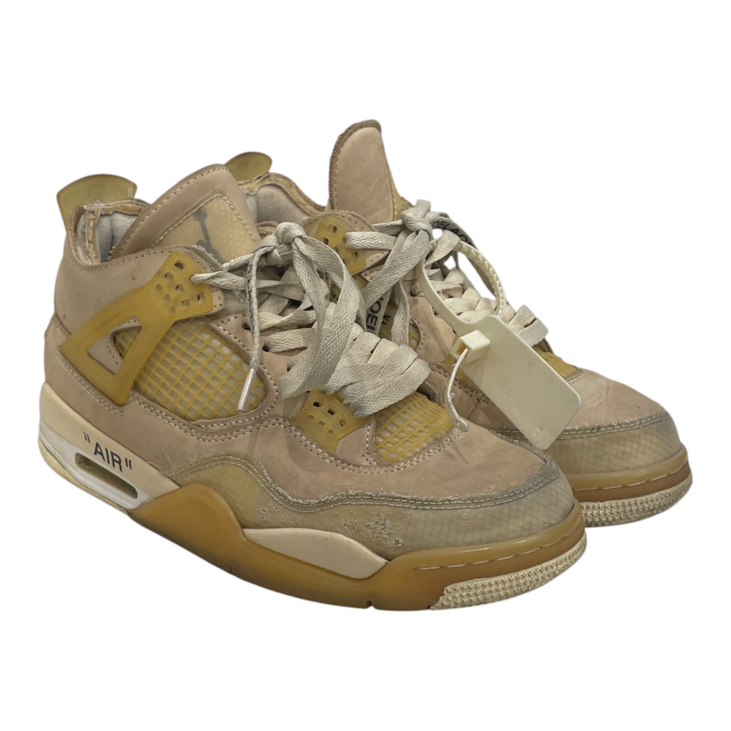 JORDAN BRAND/OFF-WHITE/Low-Sneakers/US 8.5/Cotton/CRM/SAIL TRANSPARENT view 1