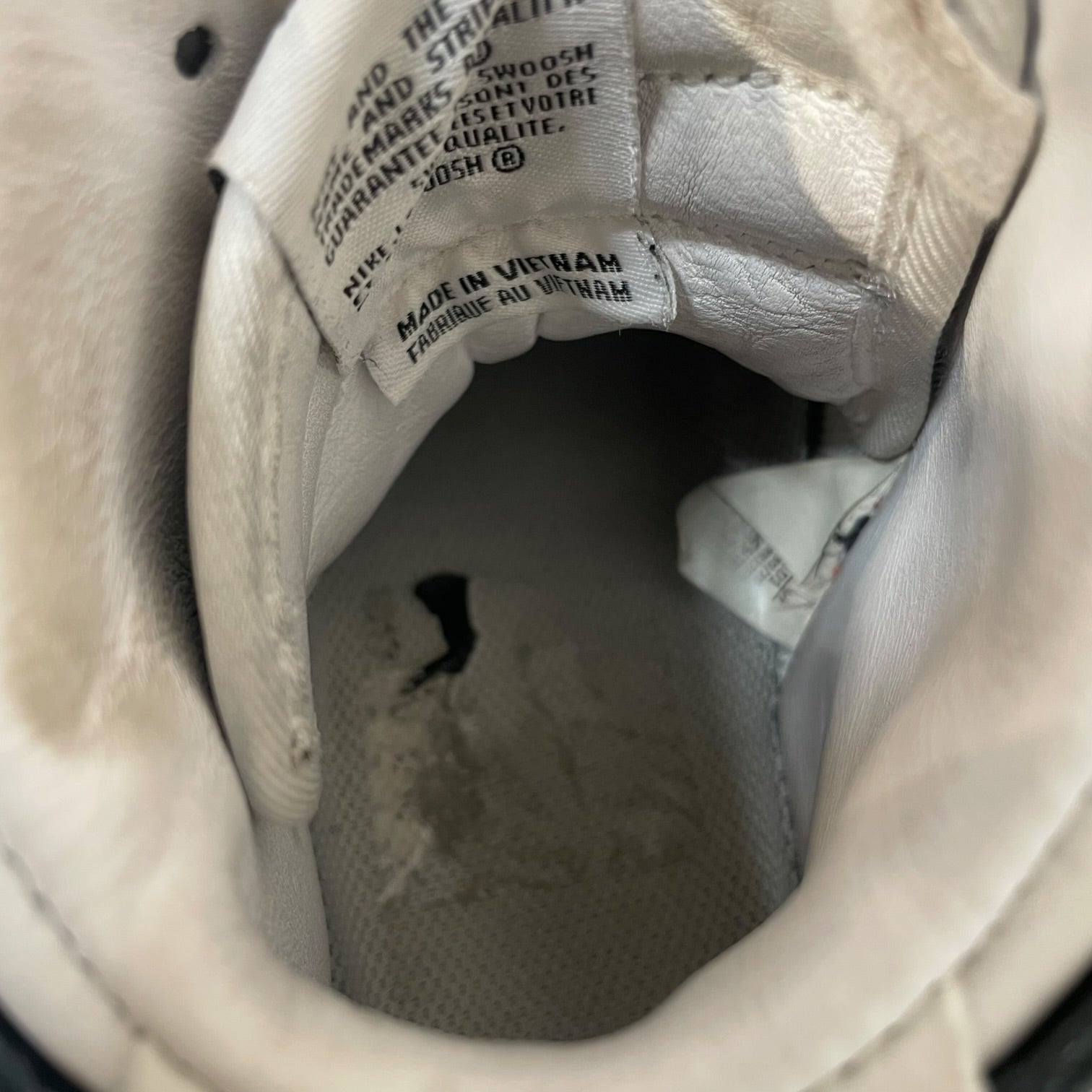 NIKE/ALYX X AIR FORCE 1/Hi-Sneakers/US 6.5/Leather/WHT/CQ4018-101 view 3