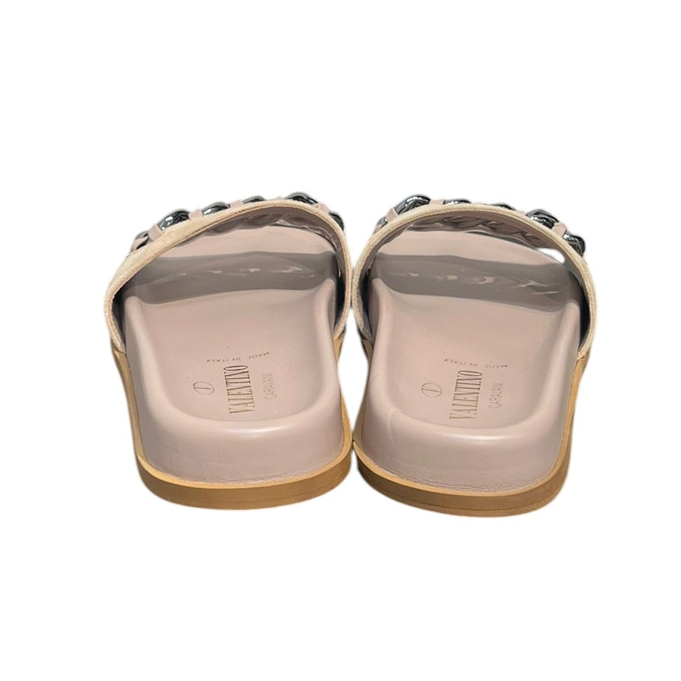 VALENTINO GARAVANI/Sandals/EU 37/Suede/BEG/CLVR CHAIN view 2
