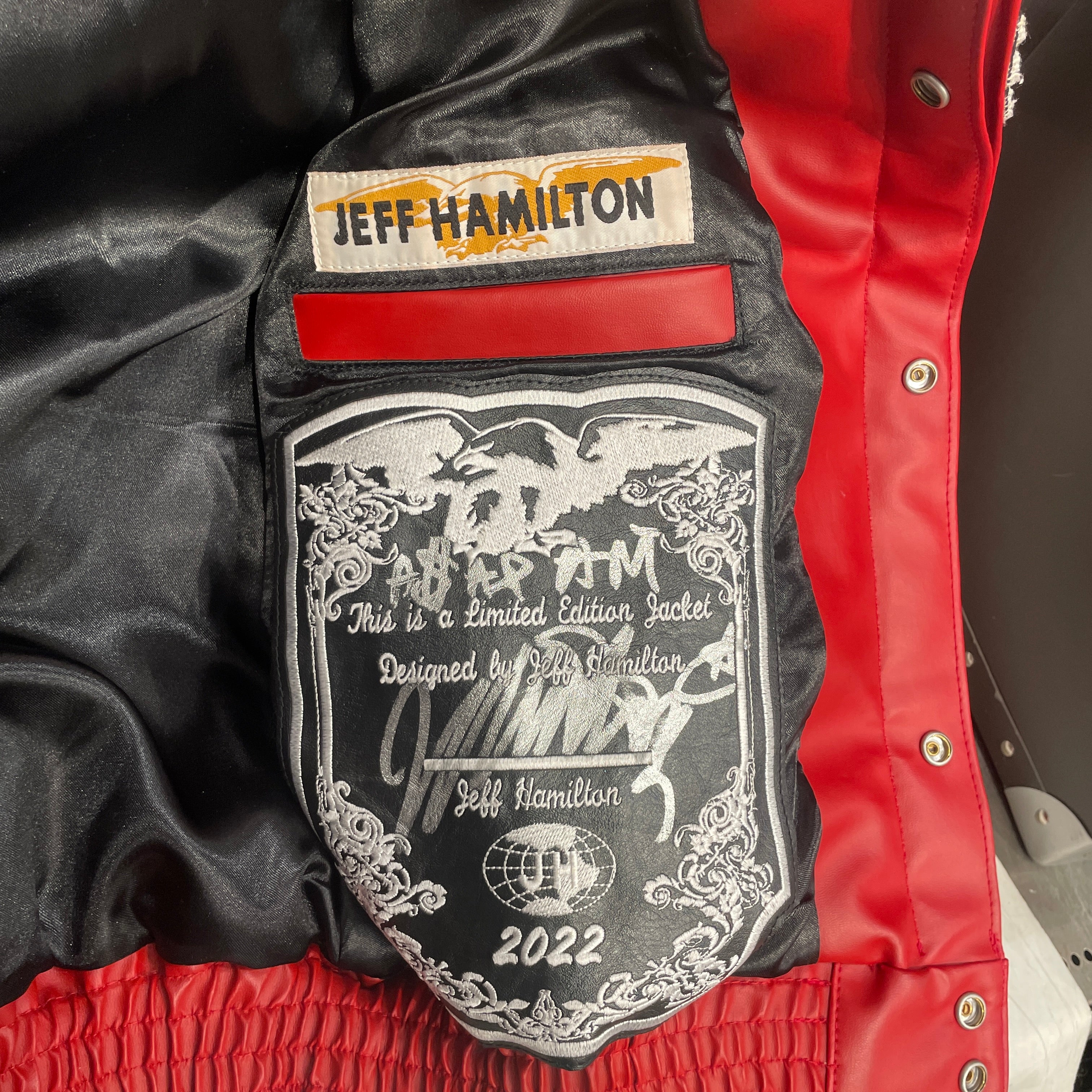 JEFF HAMILTON/Leather Jkt/M/Leather/RED/DIPSET LEATHER JKT view 4