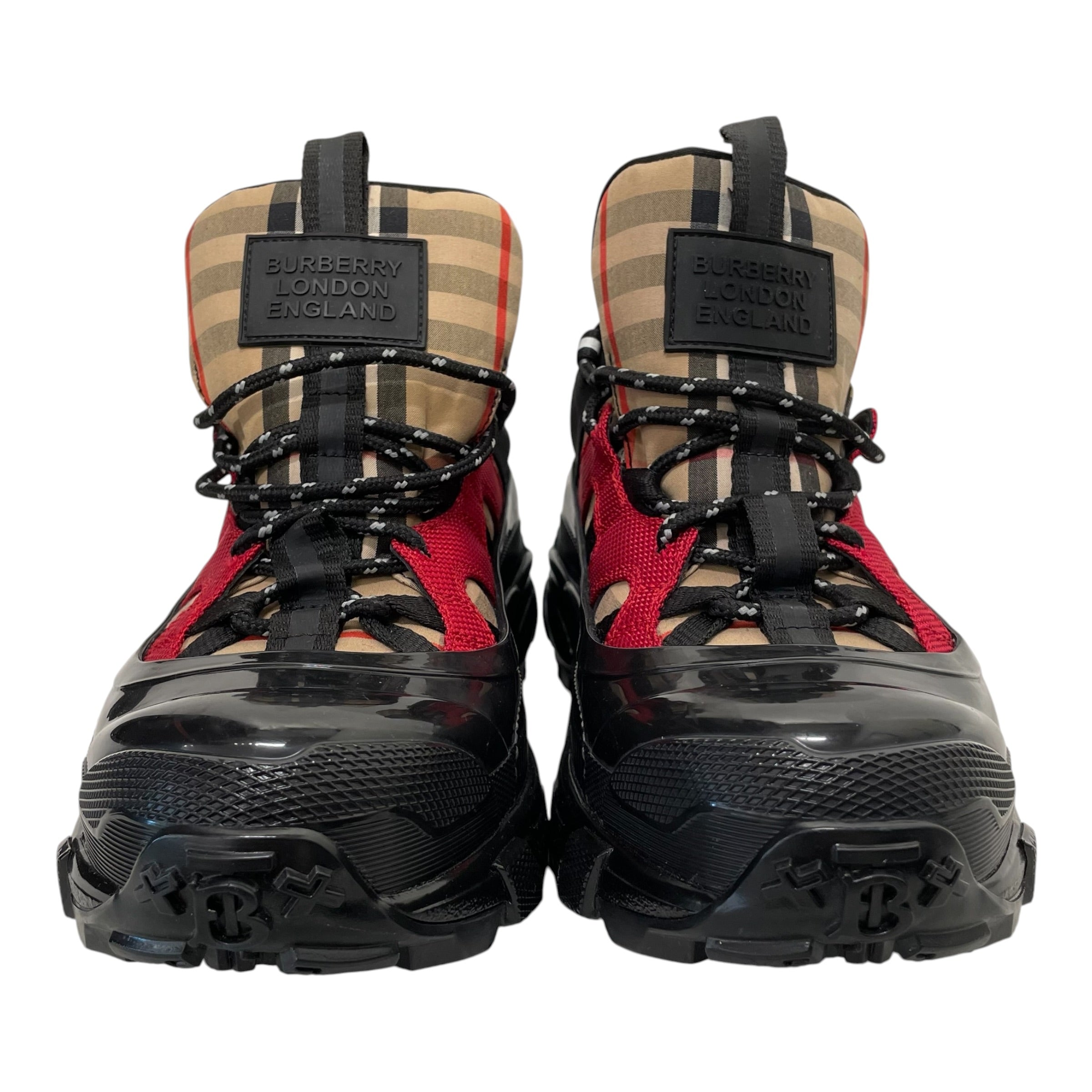 BURBERRY/Low-Sneakers/EU 39.5/All Over Print/RED/RED ARTHUR view 3