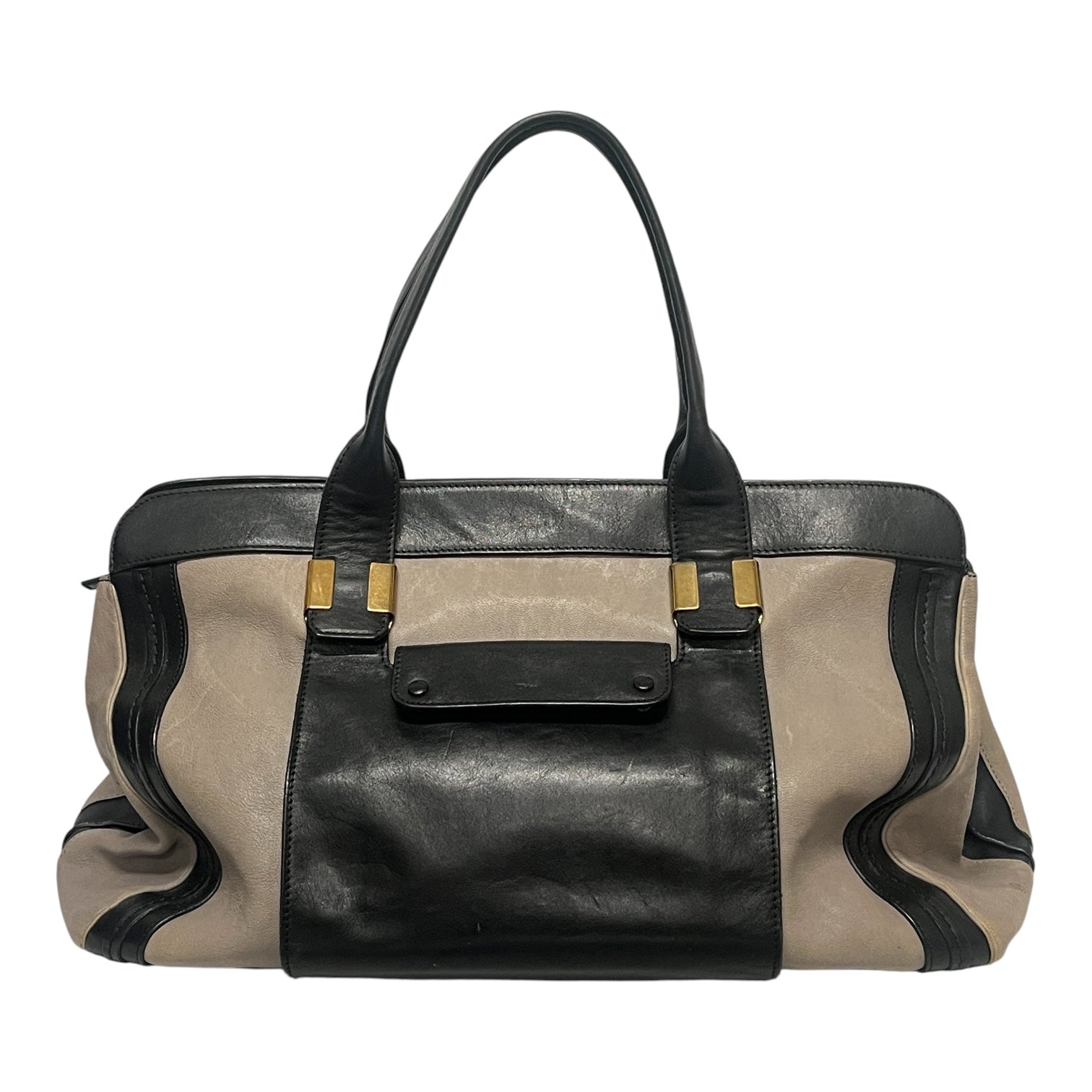 Chloe/Bag/Leather/BLK/GRY/BLK LARGE HAND BAG view 1