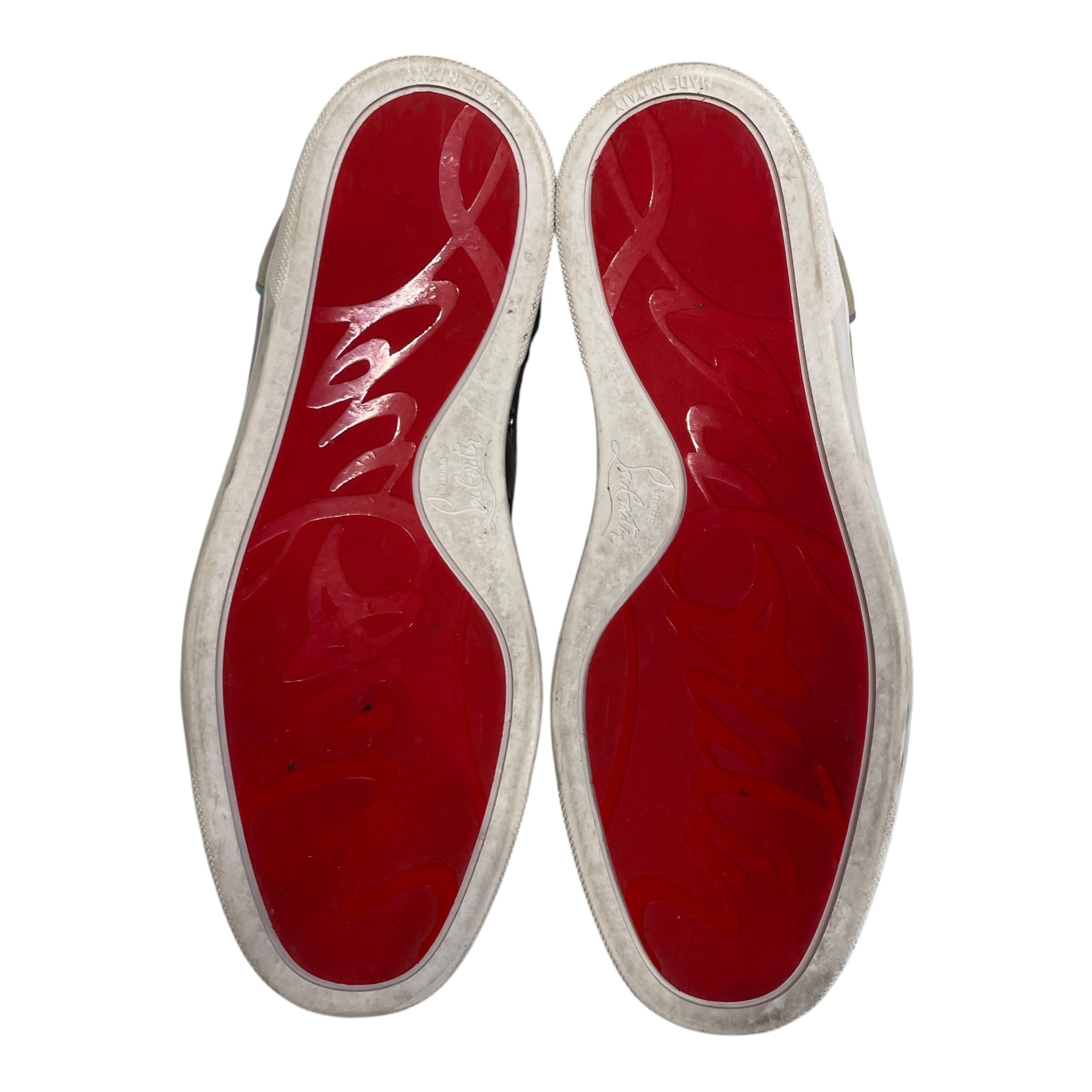 Christian Louboutin/Low-Sneakers/EU 39/Leather/MLT/GRADIENT STUD TOE view 5
