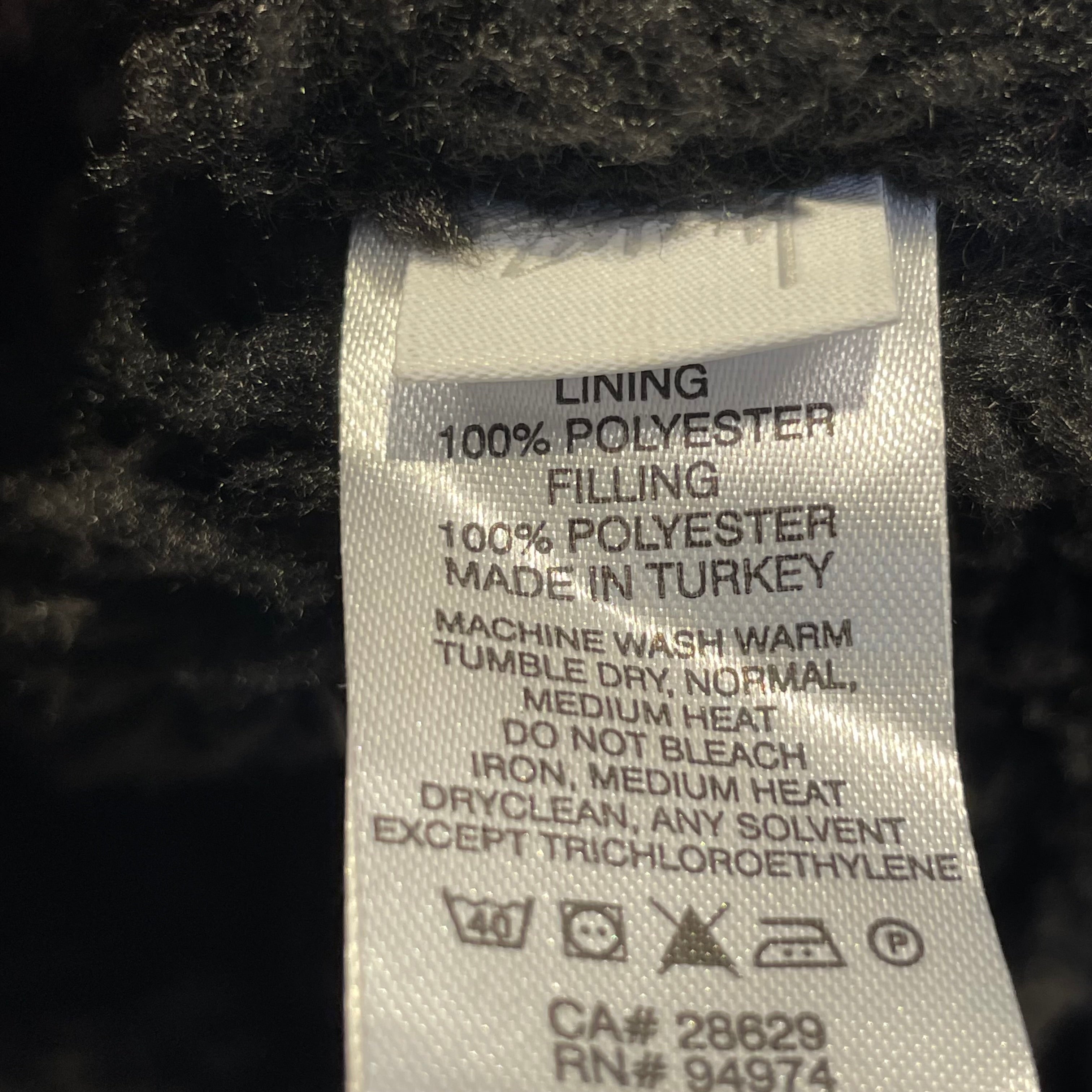 STUSSY/Jacket/L/Corduroy/BLK/FUZZY INSIDE/ALL BLACK view 4