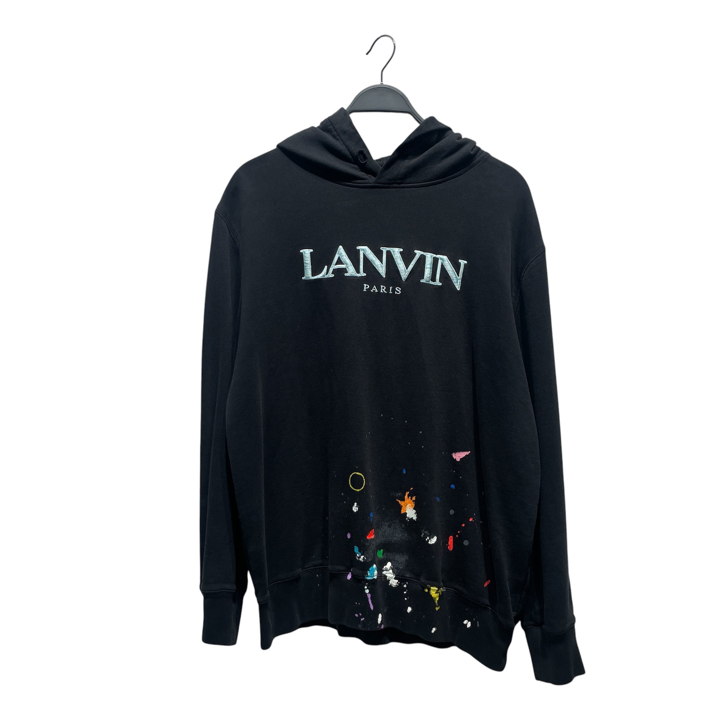 LANVIN/Hoodie/Cotton/BLK/ view 1