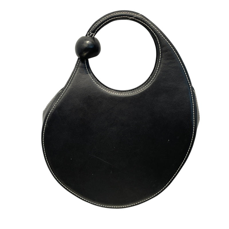 Ballen Semilla/Hand Bag/M/Leather/BLK/Tianja Bag