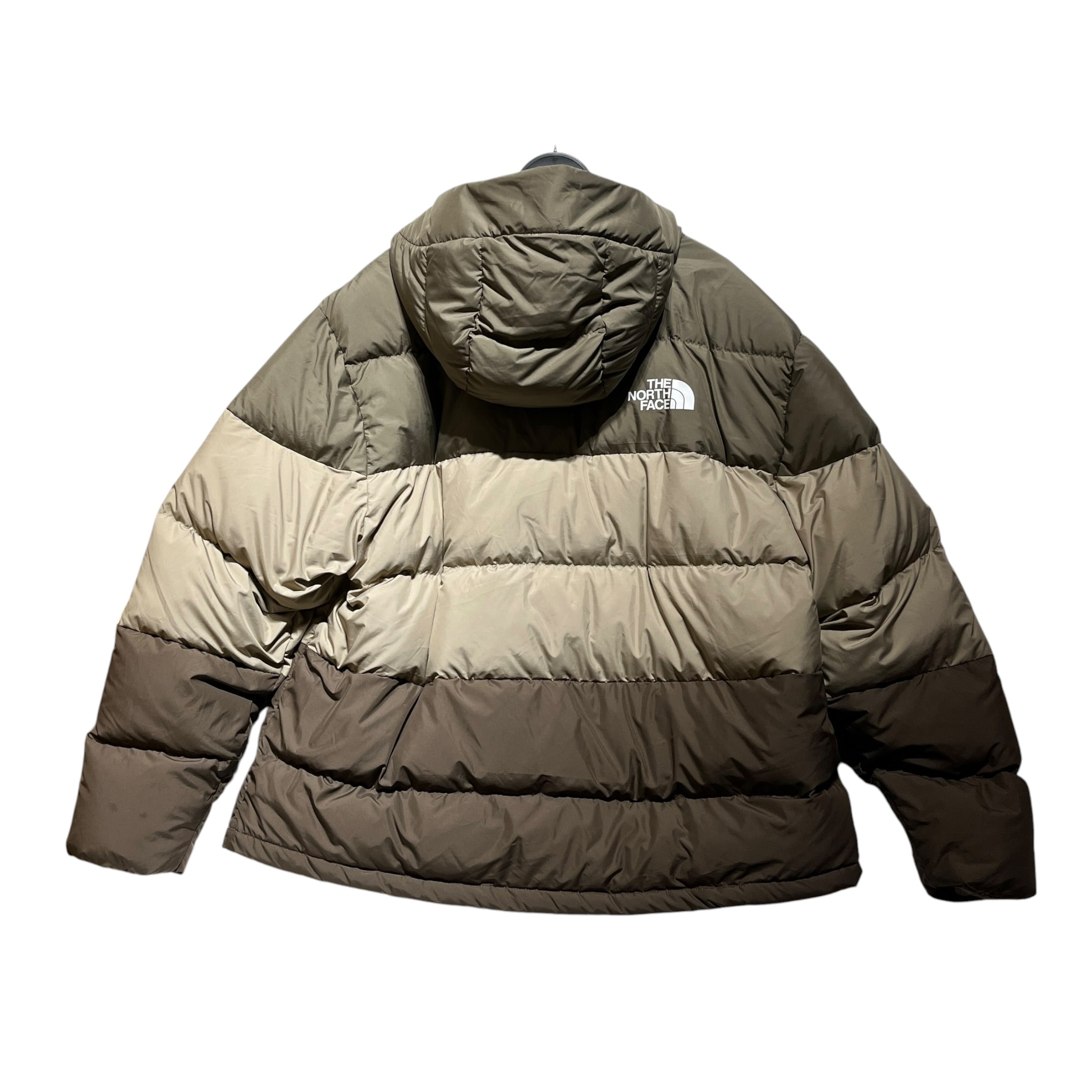 THE NORTH FACE/Puffer Jkt/XXL/Nylon/BRW/gradiant brown puffer w hood view 2