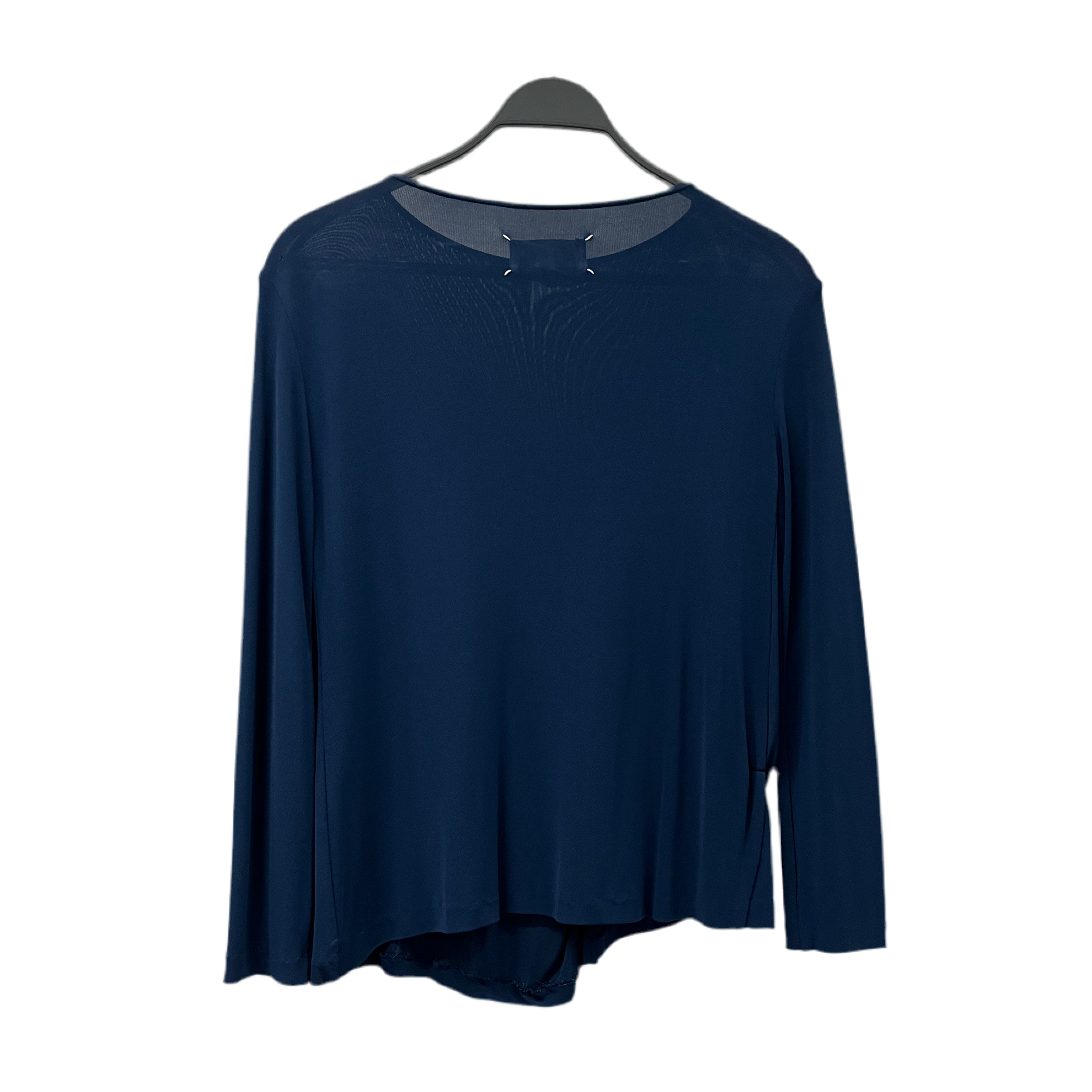 Maison Margiela/LS Blouse/42/Polyester/NVY/LAYERED STRAP TOP view 2