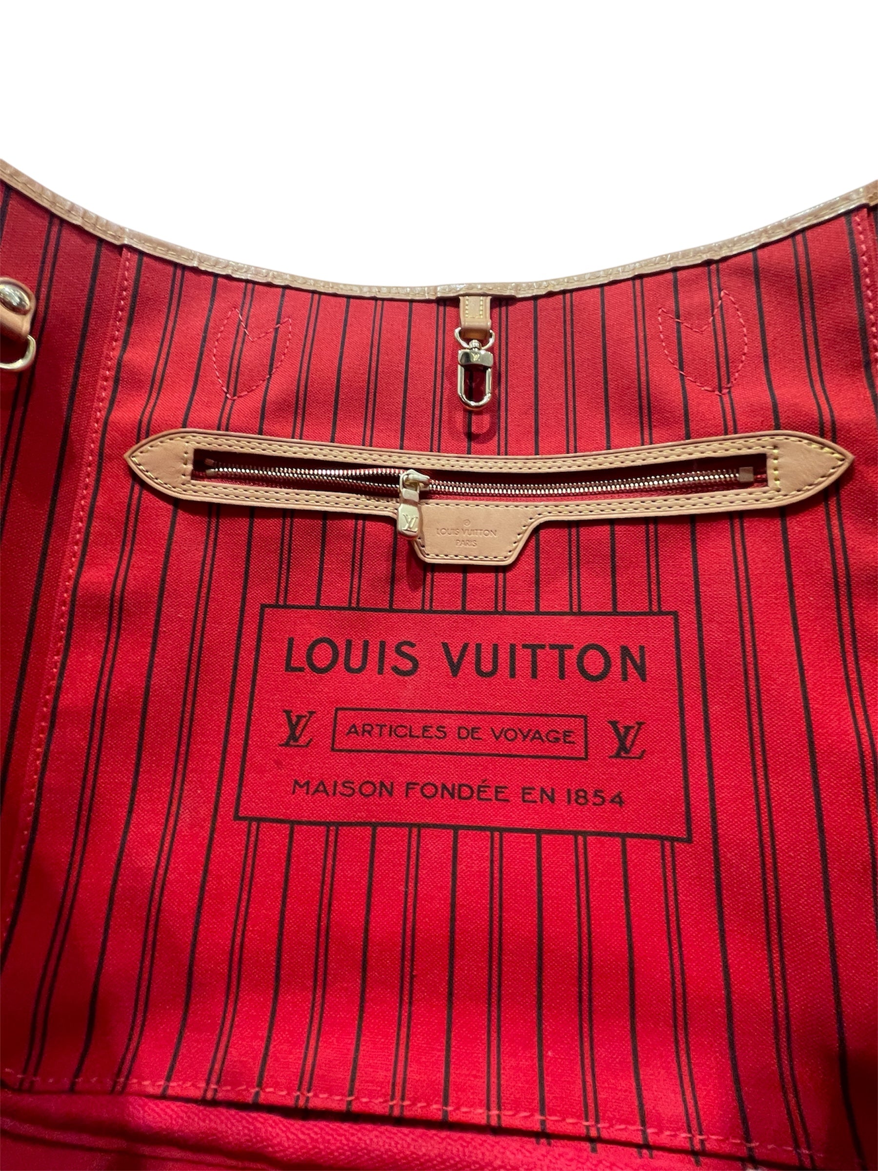 LOUIS VUITTON/Tote Bag/All Over Print/Leather/BRW/neverfull MM tote bag view 5