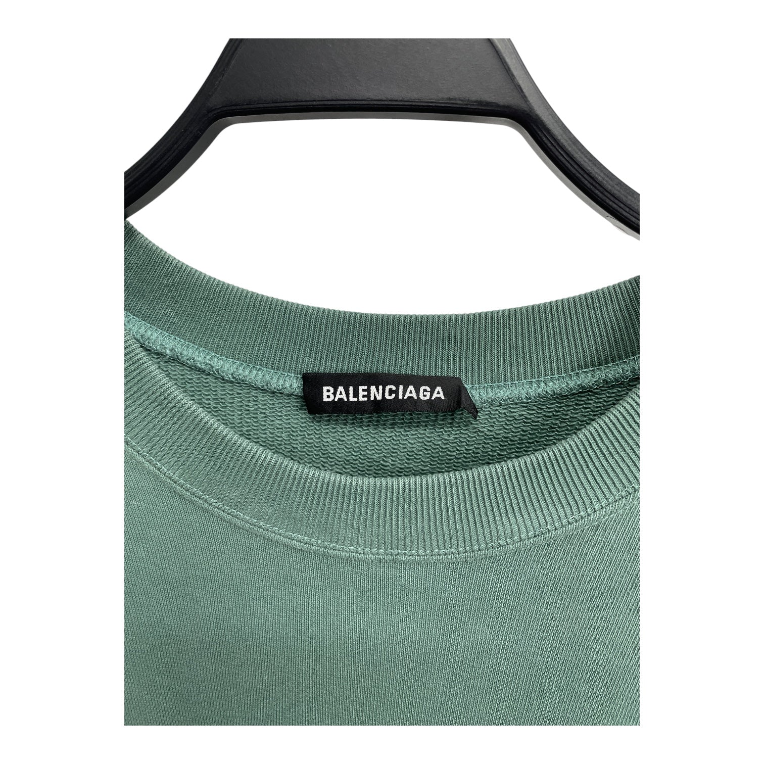BALENCIAGA/Sweatshirt/XS/Cotton/GRN/small logo view 3