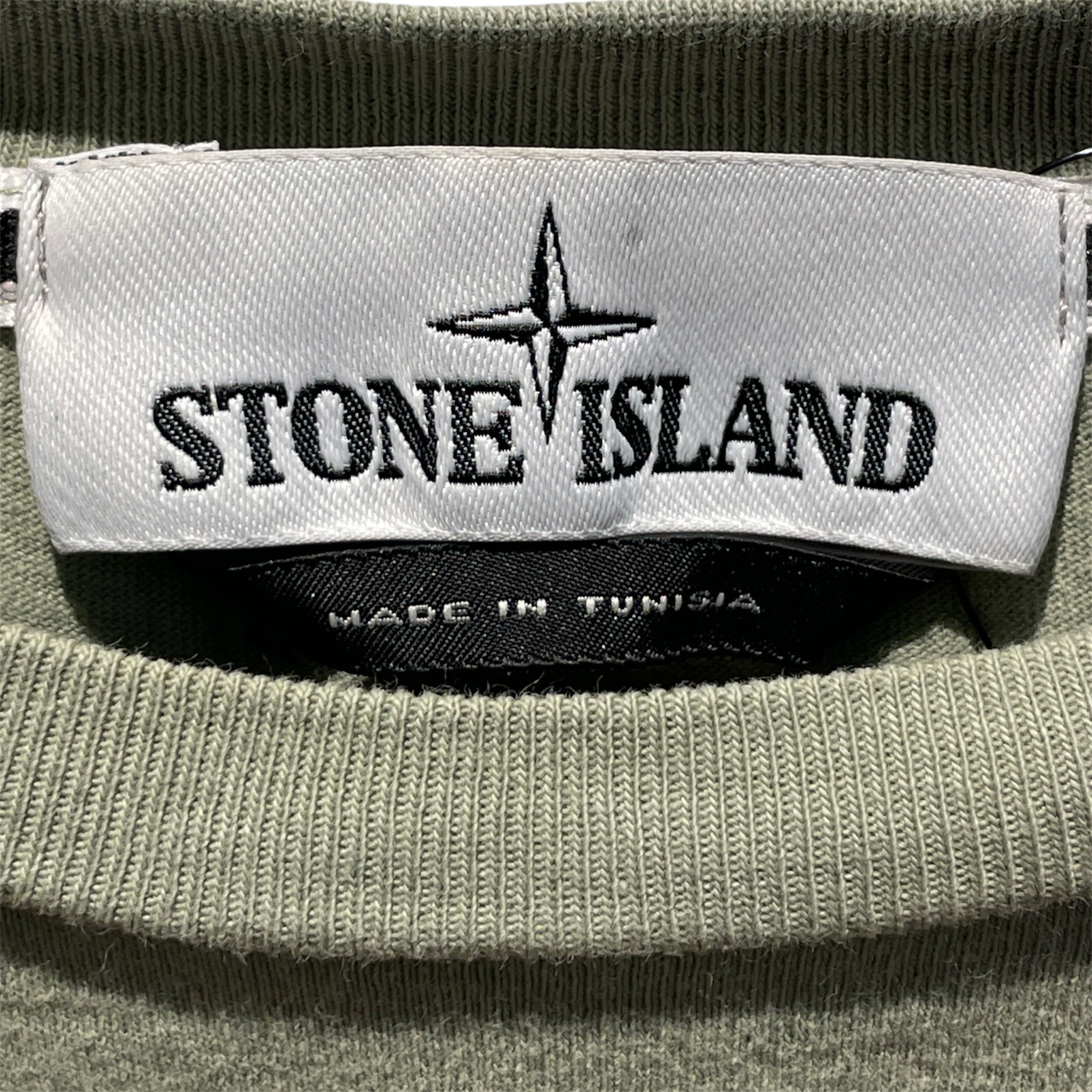 STONE ISLAND/T-Shirt/XL/Cotton/GRN/Graphic/REVERSE EMBROIDERY TEE view 3