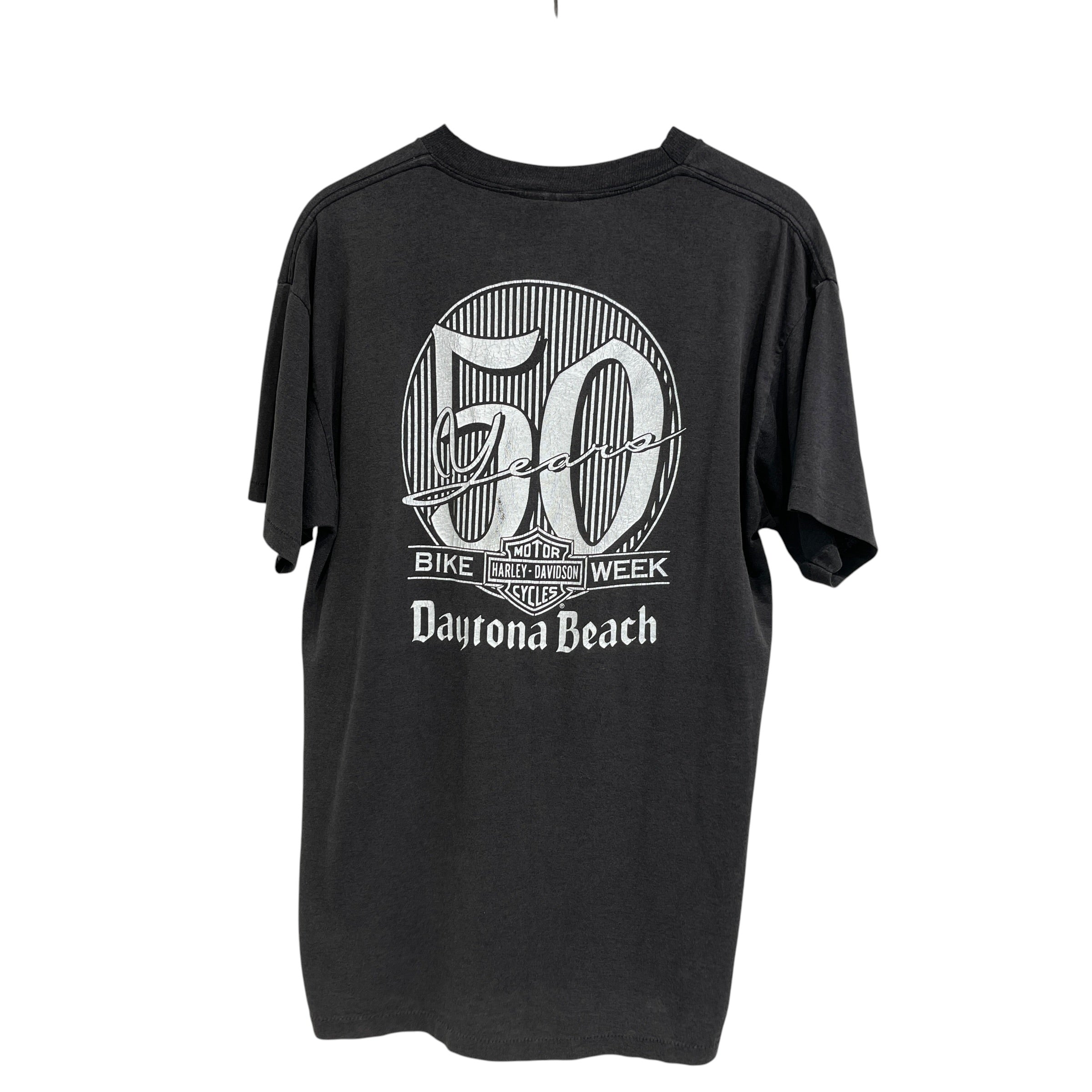 HARLEY DAVIDSON/T-Shirt/XL/Cotton/BLK/3D EMBLEM Good Guys Wear BLK view 2