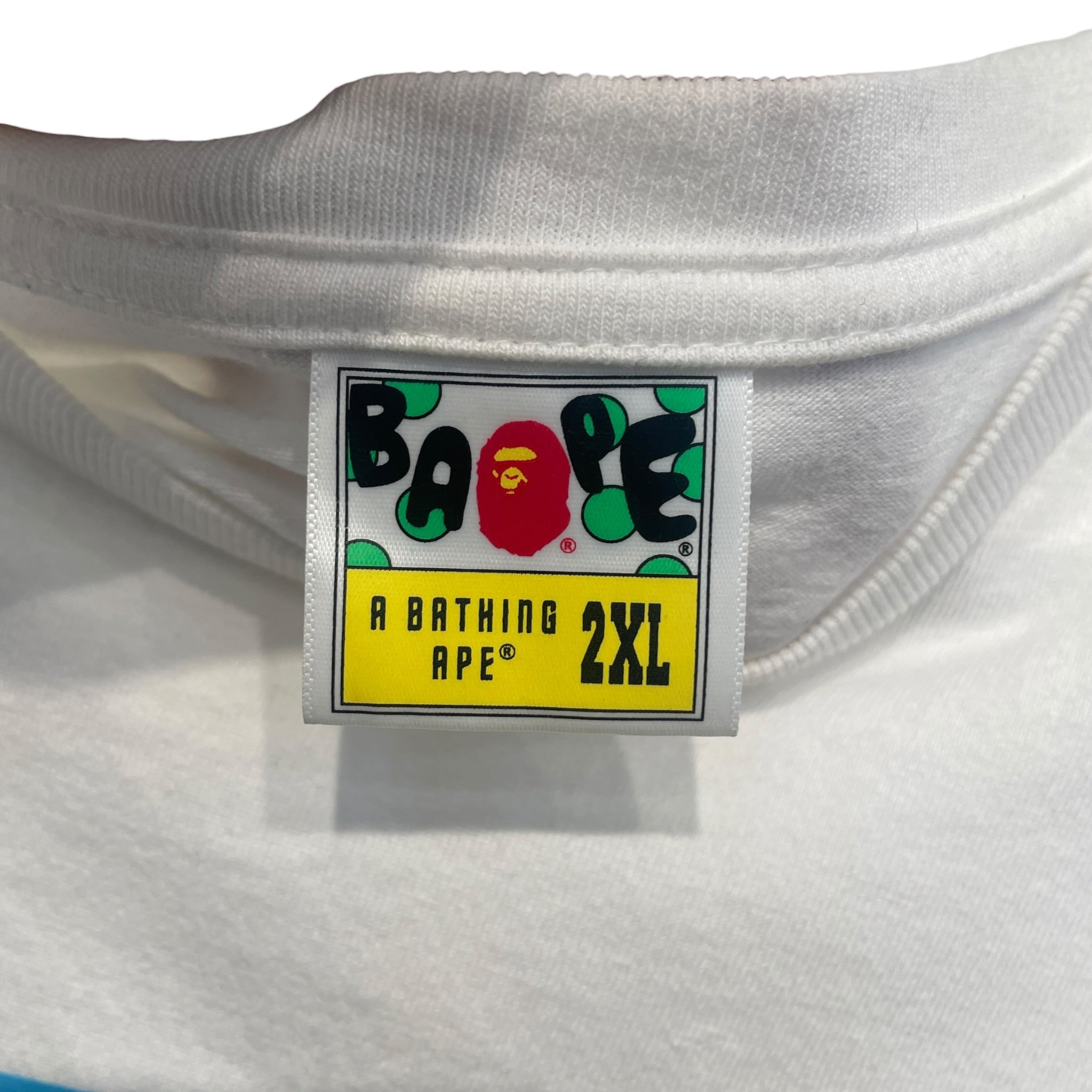 A BATHING APE/T-Shirt/XXL/Cotton/WHT/ view 3