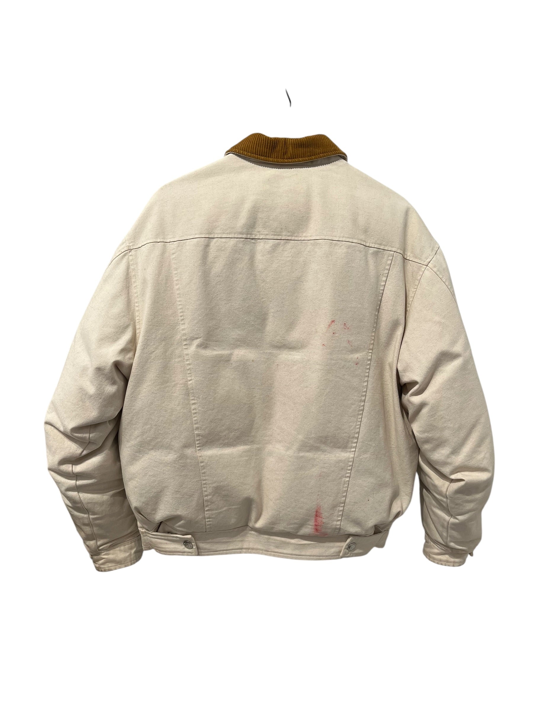 Supreme/Schott/Puffer Jkt/M/Cotton/CRM/DENIM PUFFER DOWN view 2