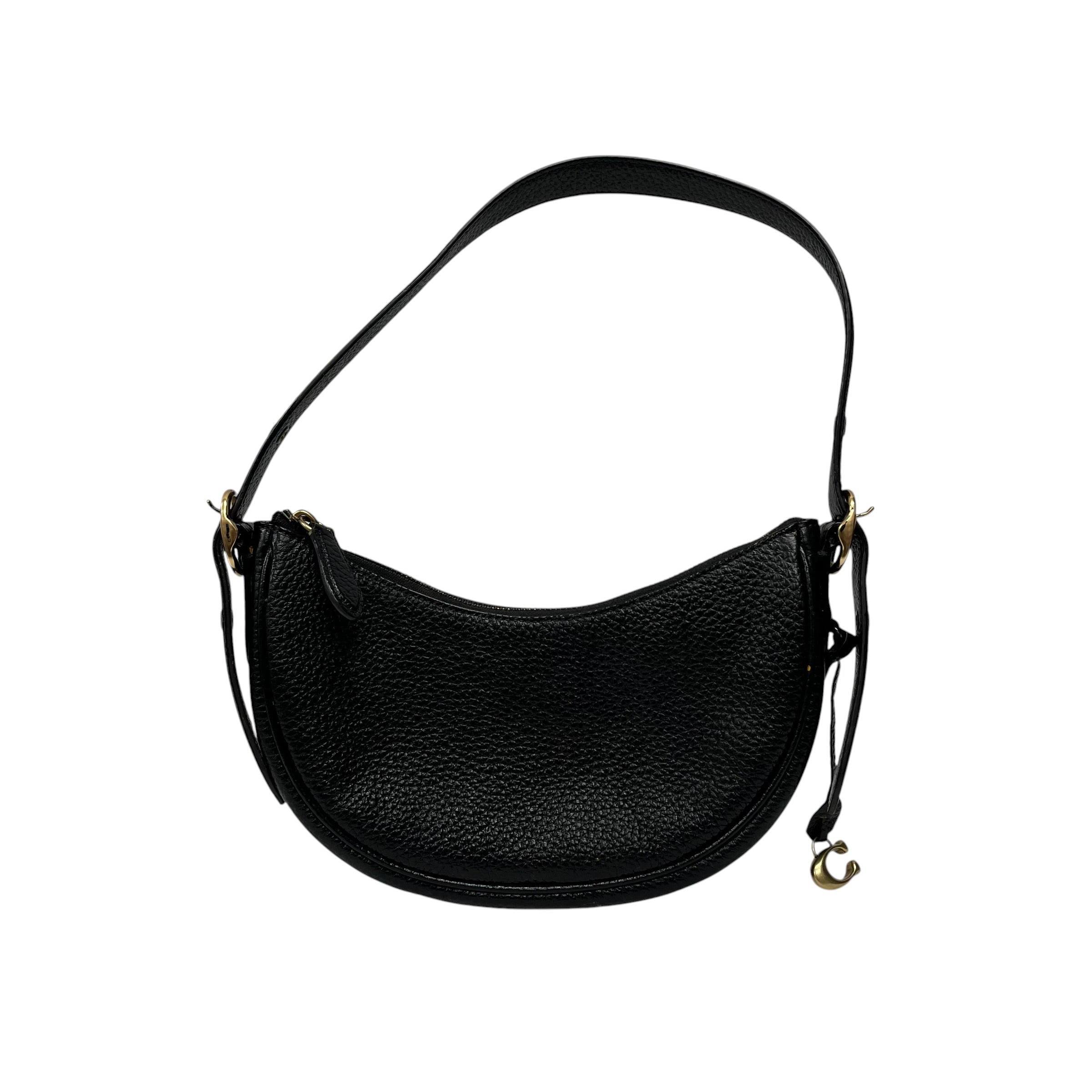COACH/Hand Bag/Leather/BLK/luna shoulder bag view 1