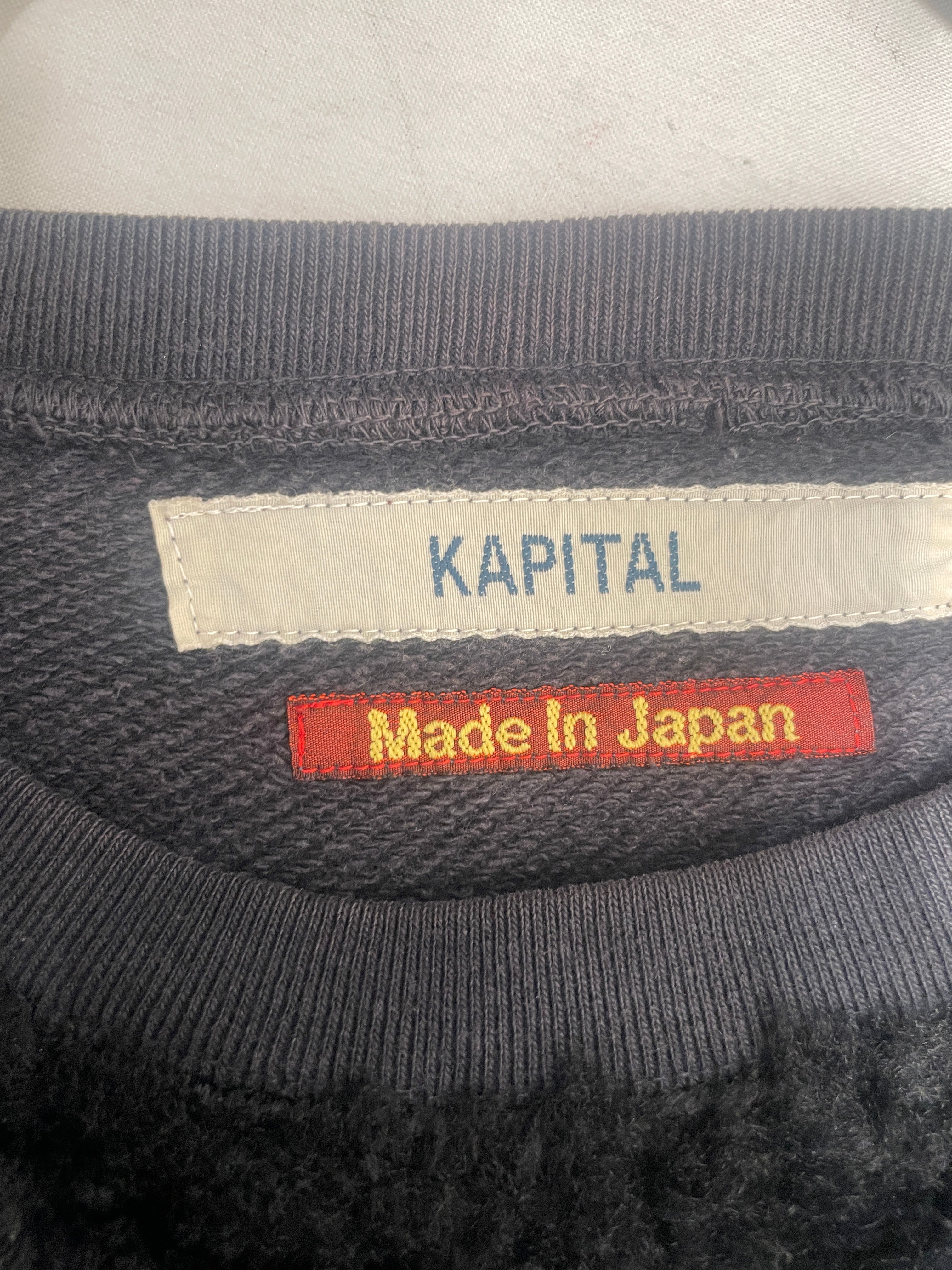 KAPITAL/Sweater/XS/Cotton/NVY/TEXAS view 3
