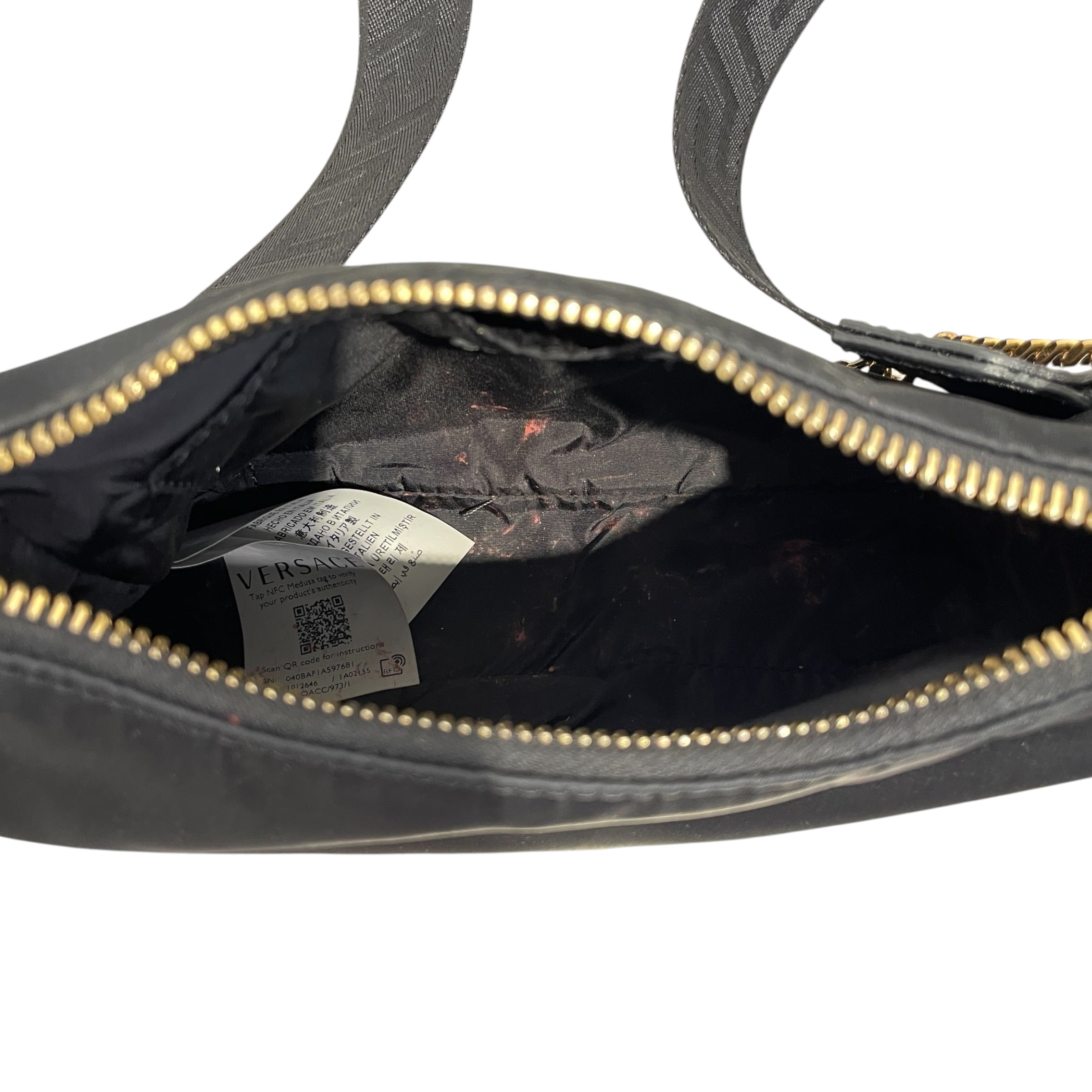 VERSACE/Cross Body Bag/Polyester/BLK/ view 4