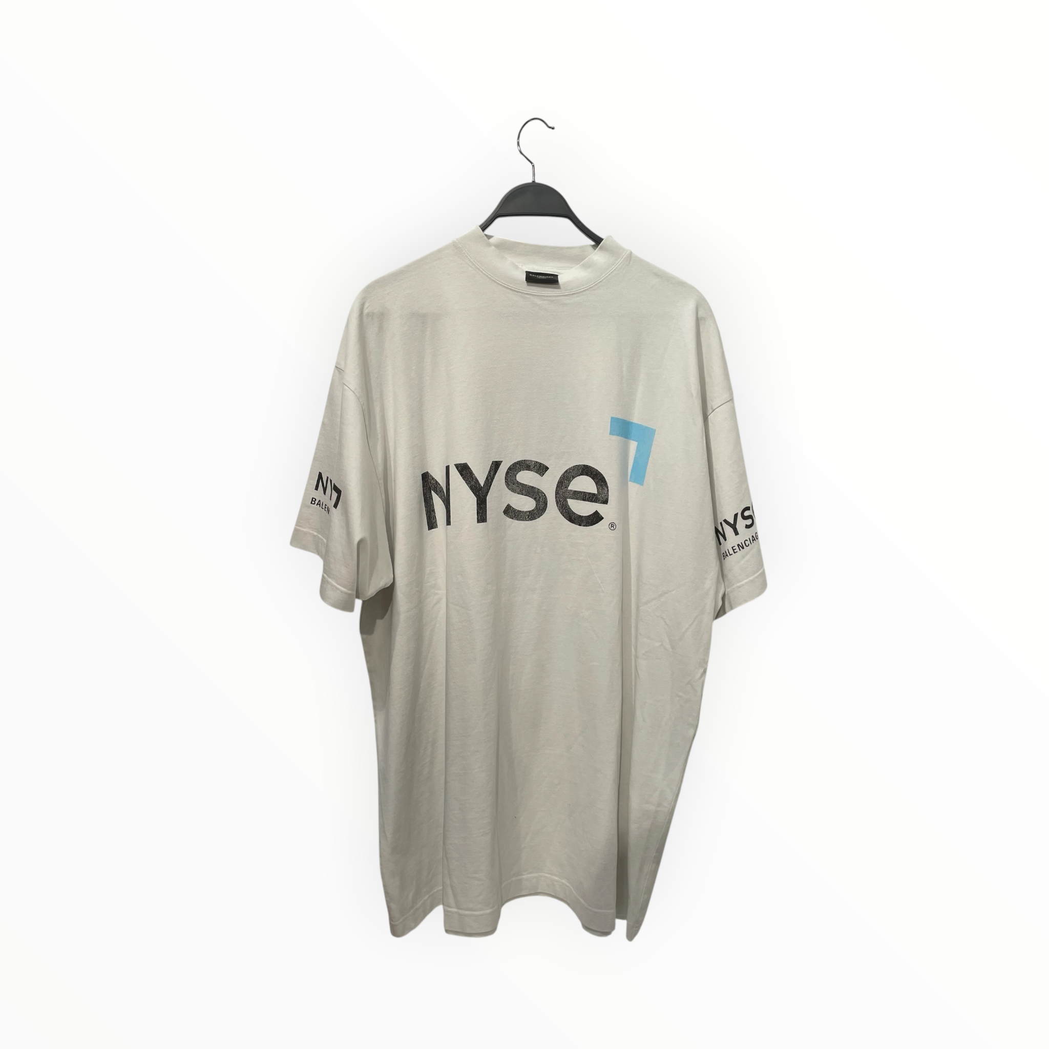 BALENCIAGA/T-Shirt/4/Cotton/CRM/2022 NYSE view 1