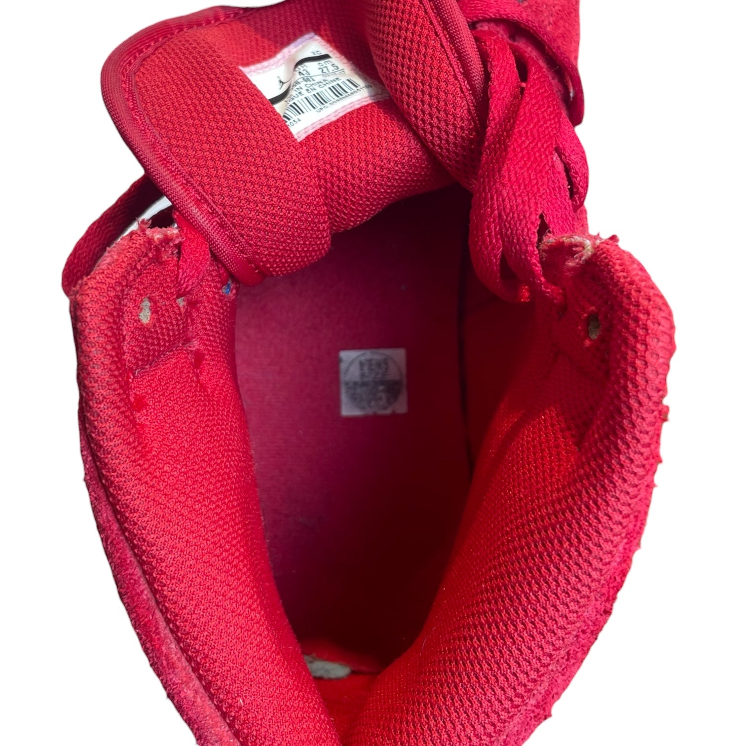 JORDAN BRAND/Hi-Sneakers/US 9.5/Suede/RED/332550-603 view 3