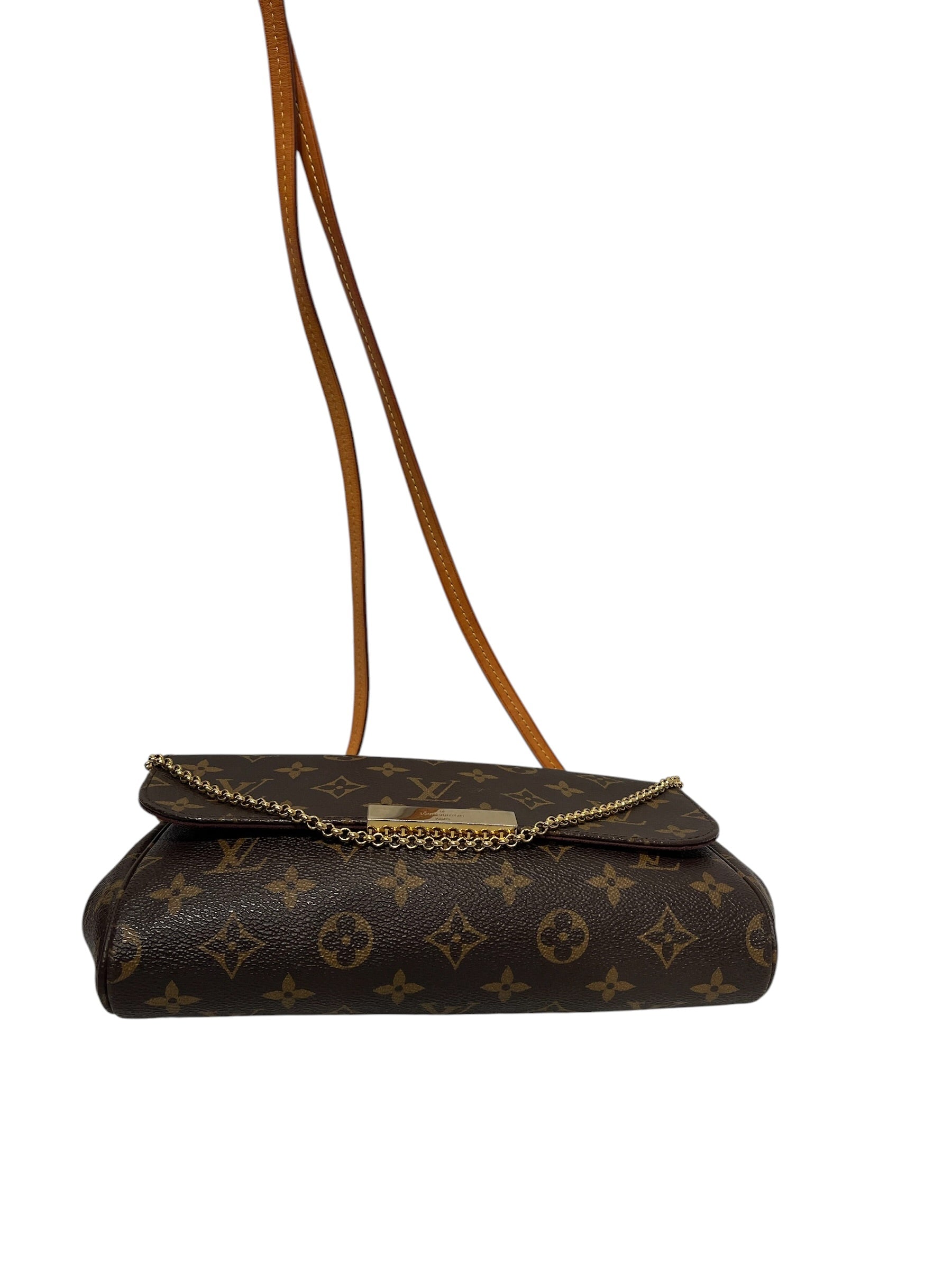 LOUIS VUITTON/Cross Body Bag/All Over Print/Leather/BRW/favorite MM view 5