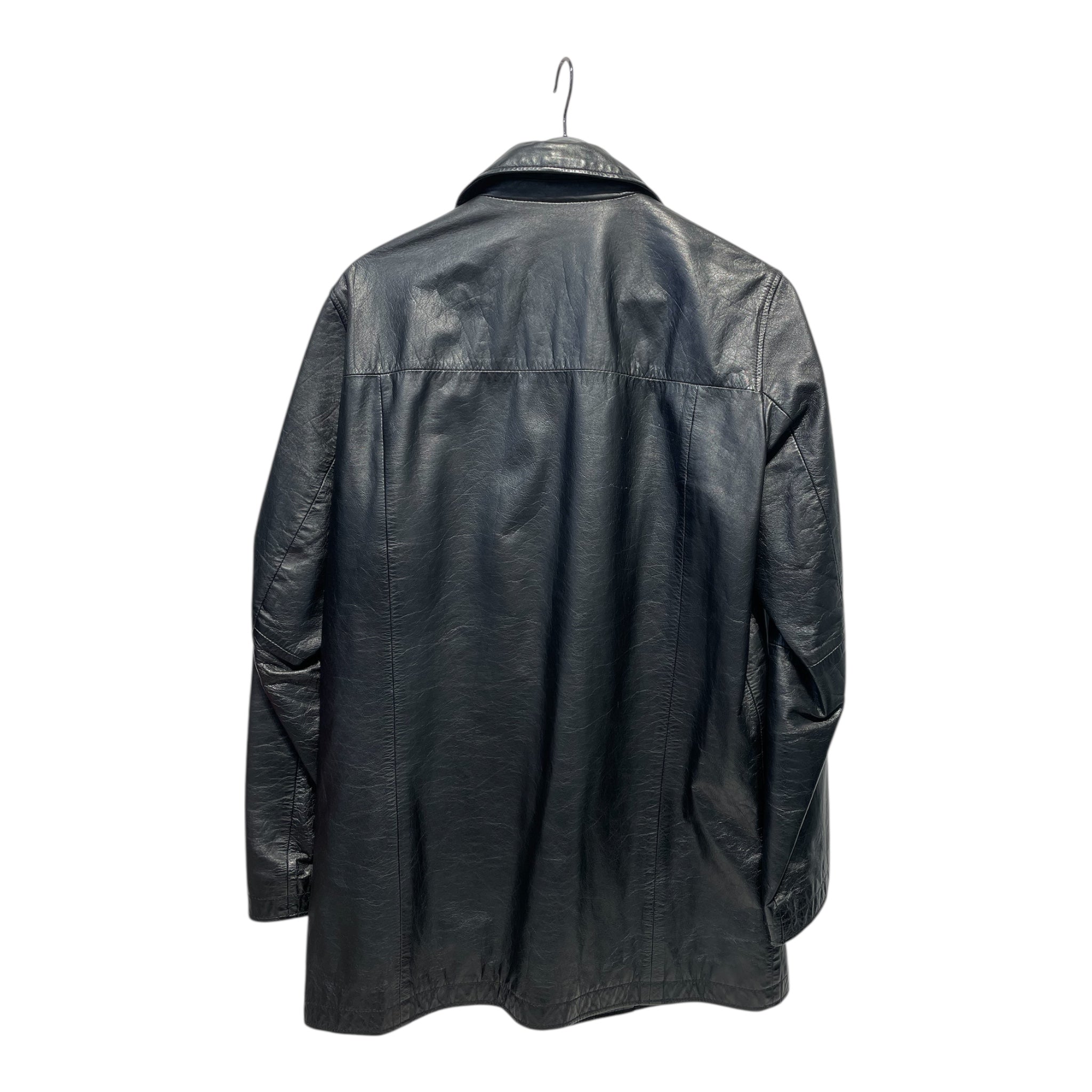 DIESEL/Leather Jkt/L/Leather/BLK/ view 2