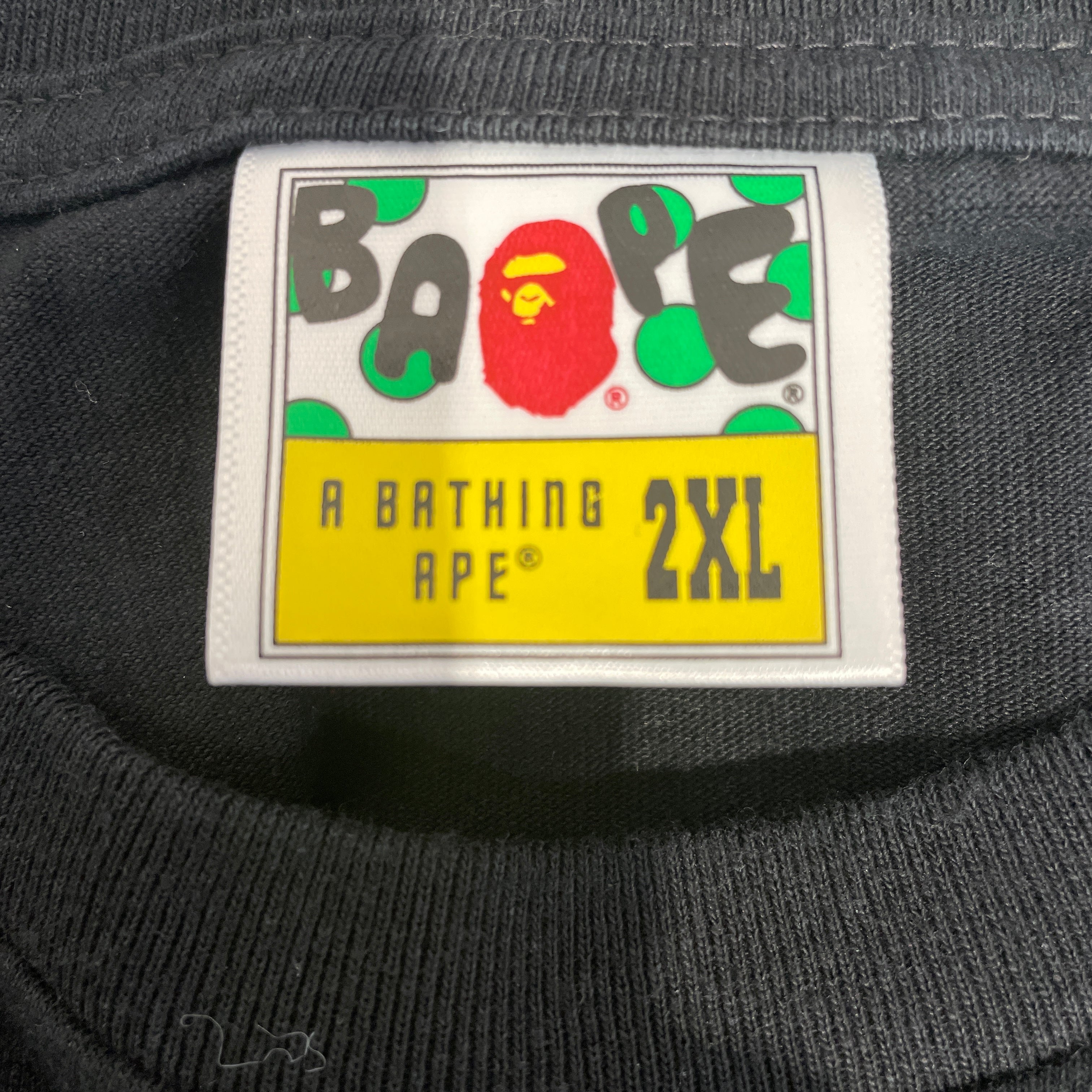 BAPE STA!/T-Shirt/XXL/BLK/BABY MILO CHRISTMAS TEE view 3