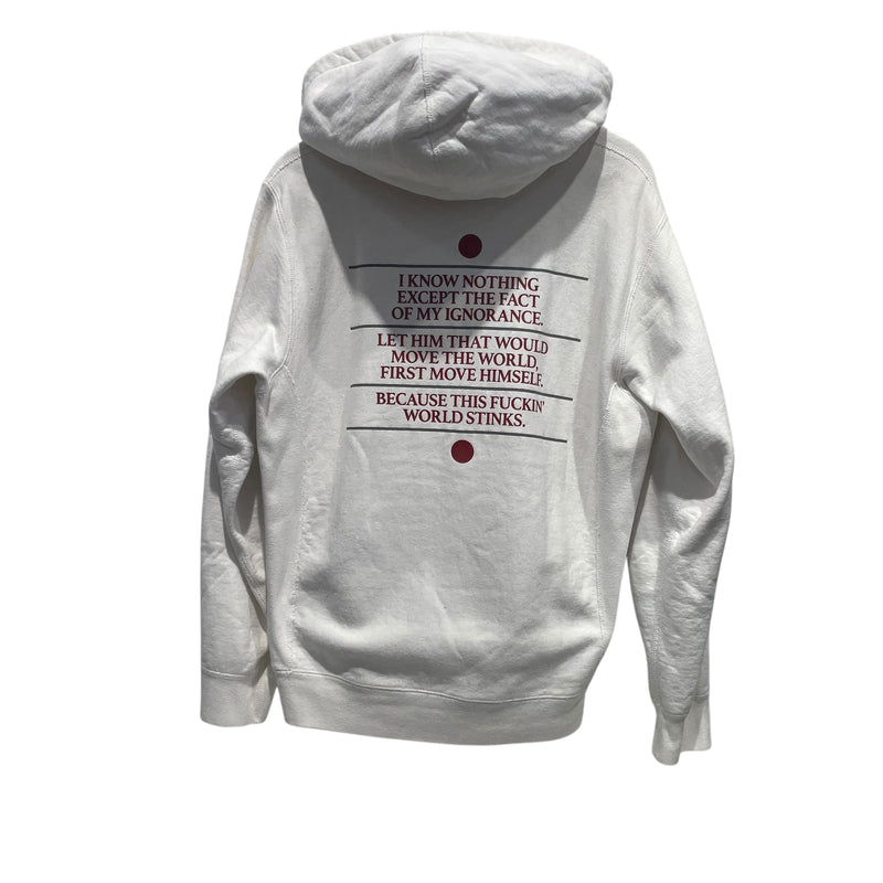 Supreme/Hoodie/L/Graphic/Cotton/WHT/Know Thyself Hoodie