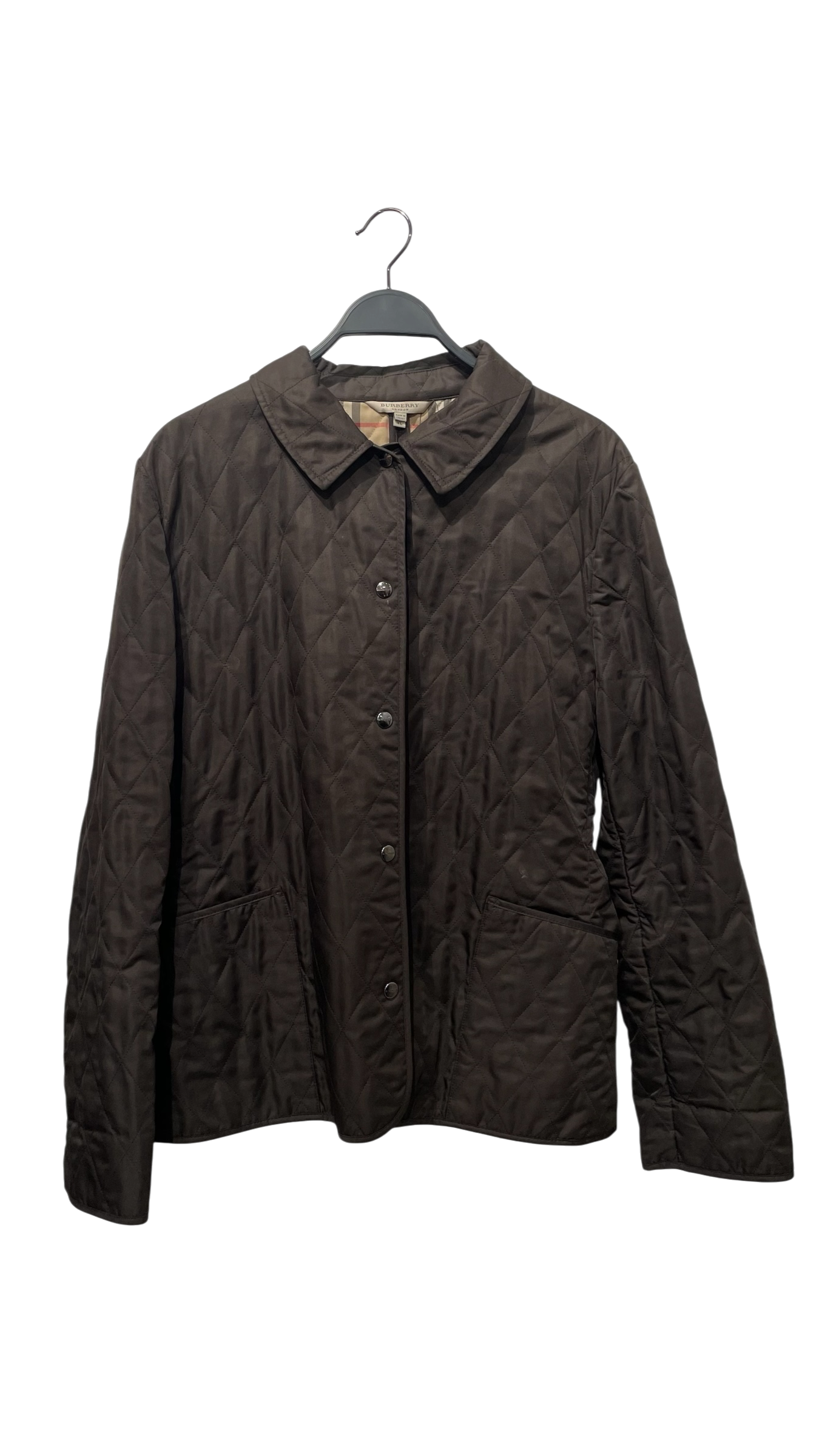 BURBERRY LONDON/Quilted Jkt/XL/Nylon/BRW/Burberry London Diamond Quiltd view 1