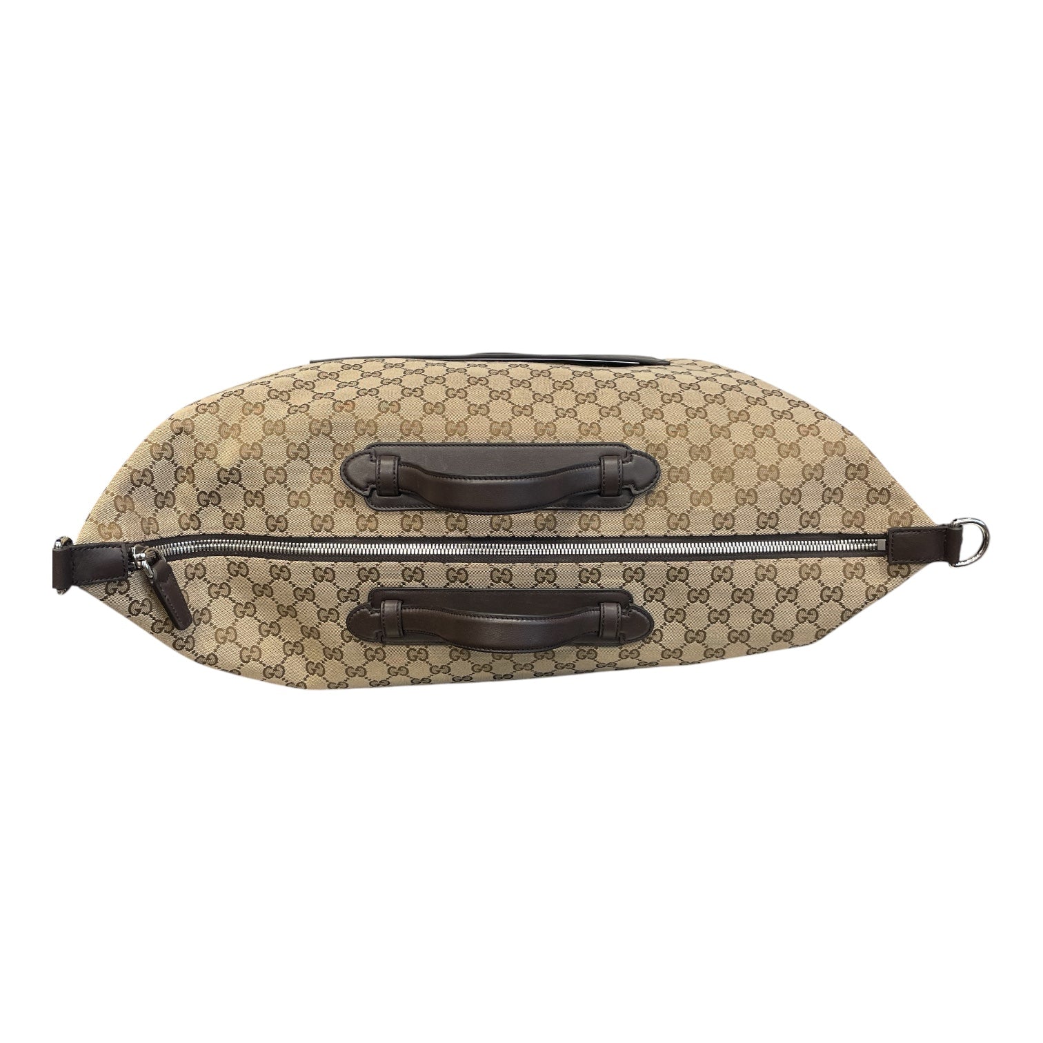 GUCCI/Bag/Monogram/KHK/canvas travel bag view 7