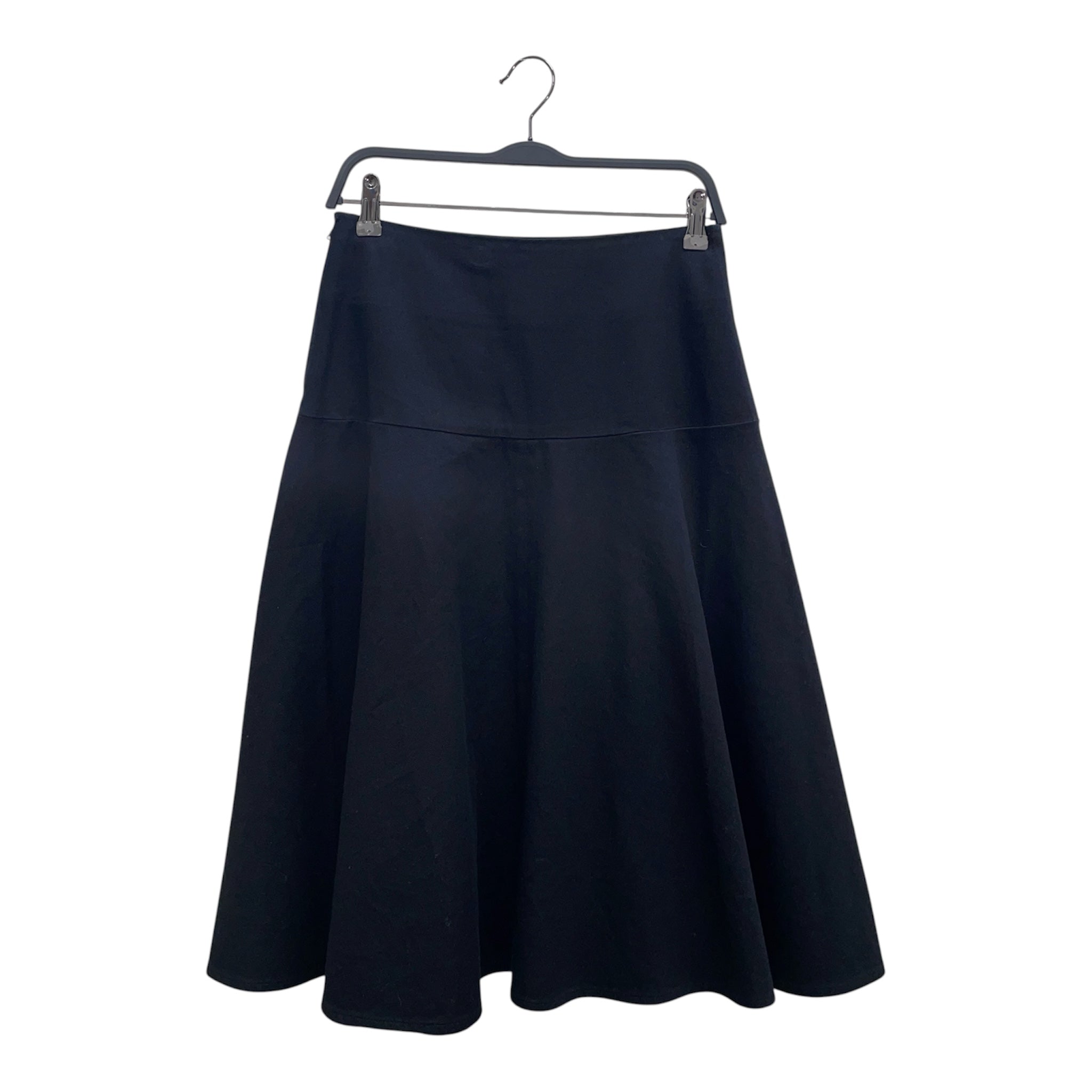 Y's/Long Skirt/3/Cotton/BLK/flared view 1